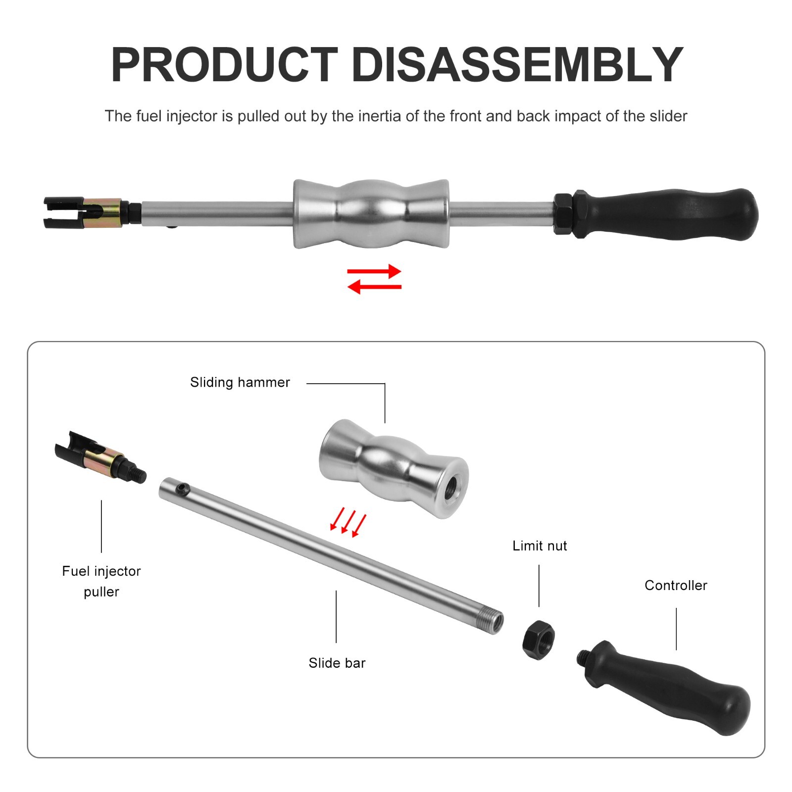 Petrol Injector Puller Tool Kit for Ford Ecoboost GDI ENGINES OEM 310-206
