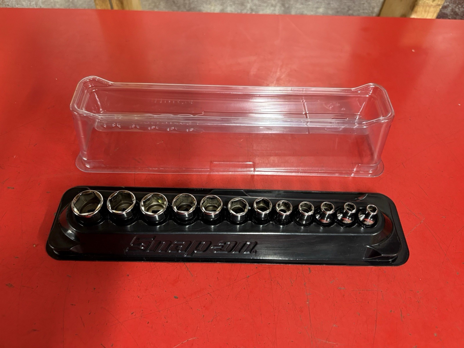 New Snap-on™ 1/4″ drive 5 thru 15 mm 6-point Shallow Socket Set 112TMMY