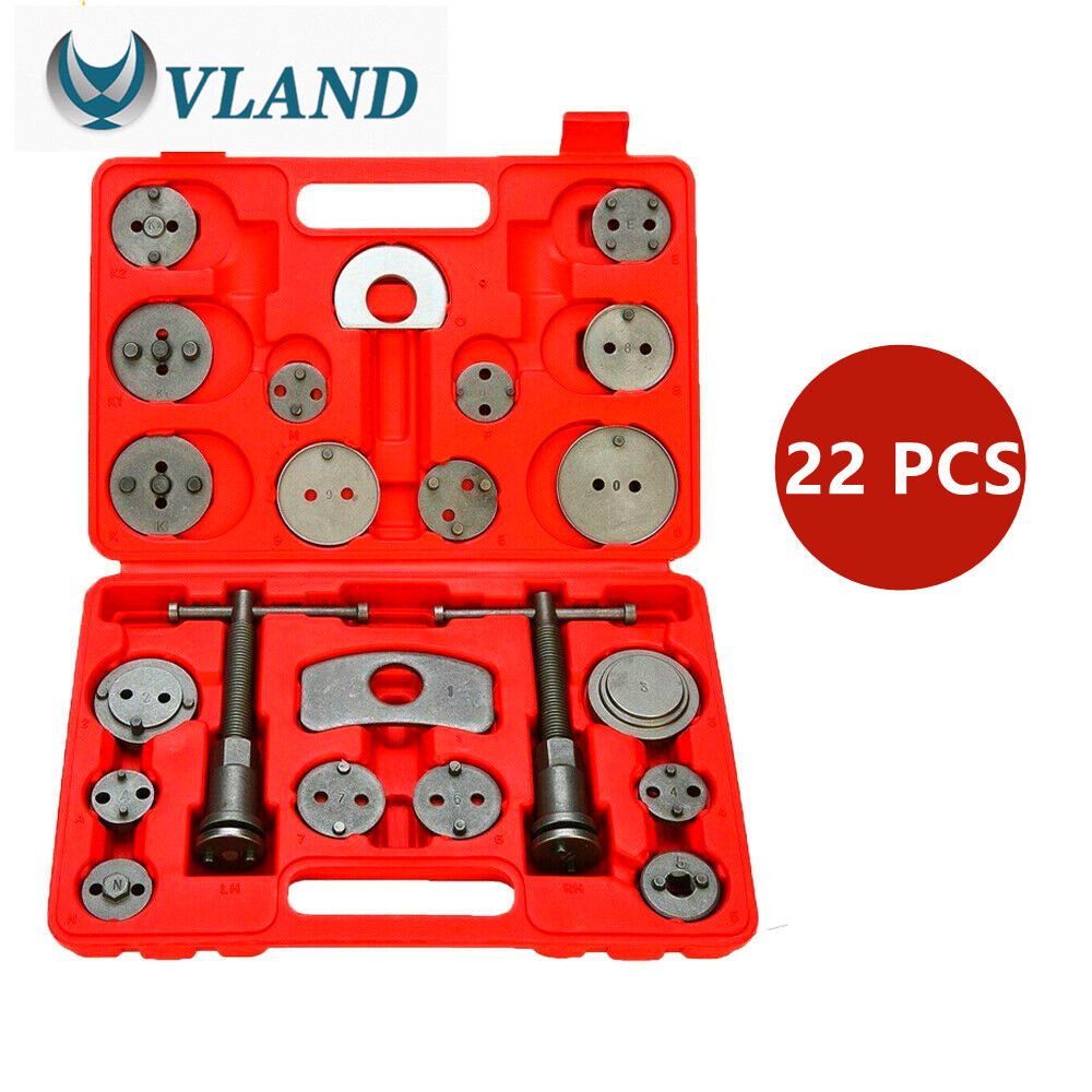 set Portable Brake Rear Caliper Wind Back Tool Kit Car Truck Break Disc 22PCS