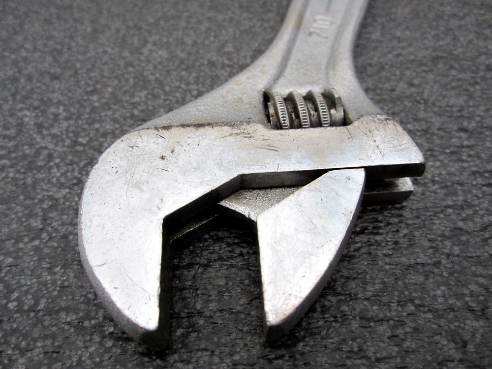 Vintage Ridgid 10″ Adjustable Wrench No. 710 Made in USA