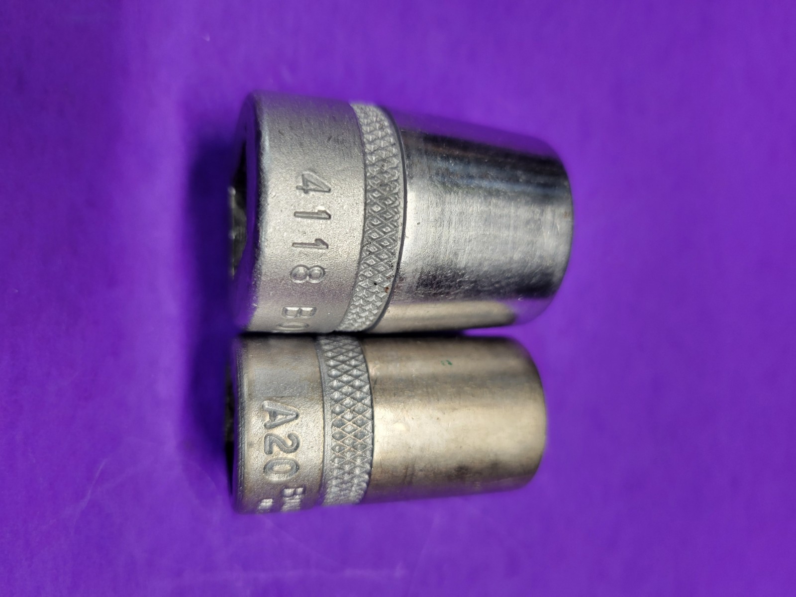Pair Of Bonney Sockets 9/16 8pt. And 5/8 Shallow 12pt. Both 1/2″ Drive