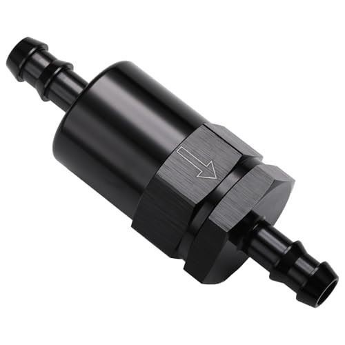 Inline Fuel Filter Billet Aluminum 6061-T6 Billet Removable Reusable Element