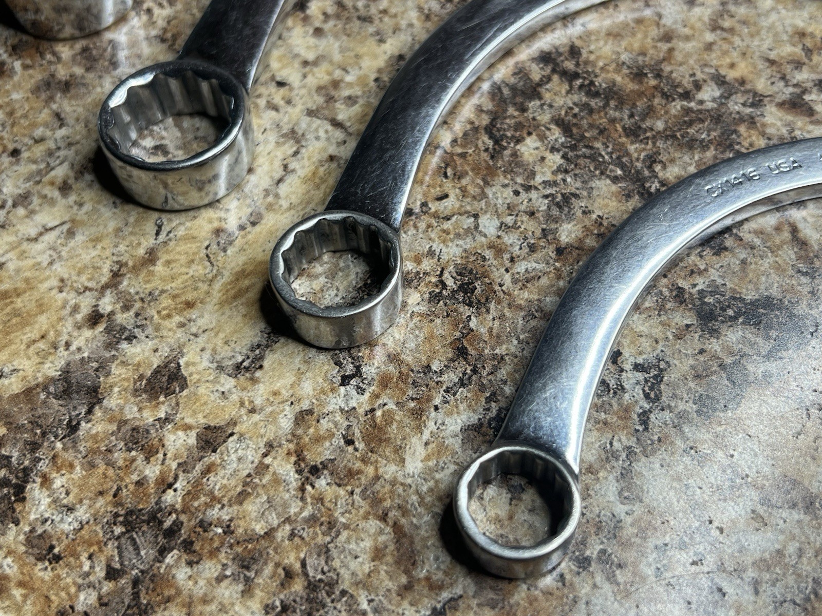 SNAP ON 5PC 12-POINT SAE Drive Half-Moon Box Wrench Set 7/16″ to 15/16″