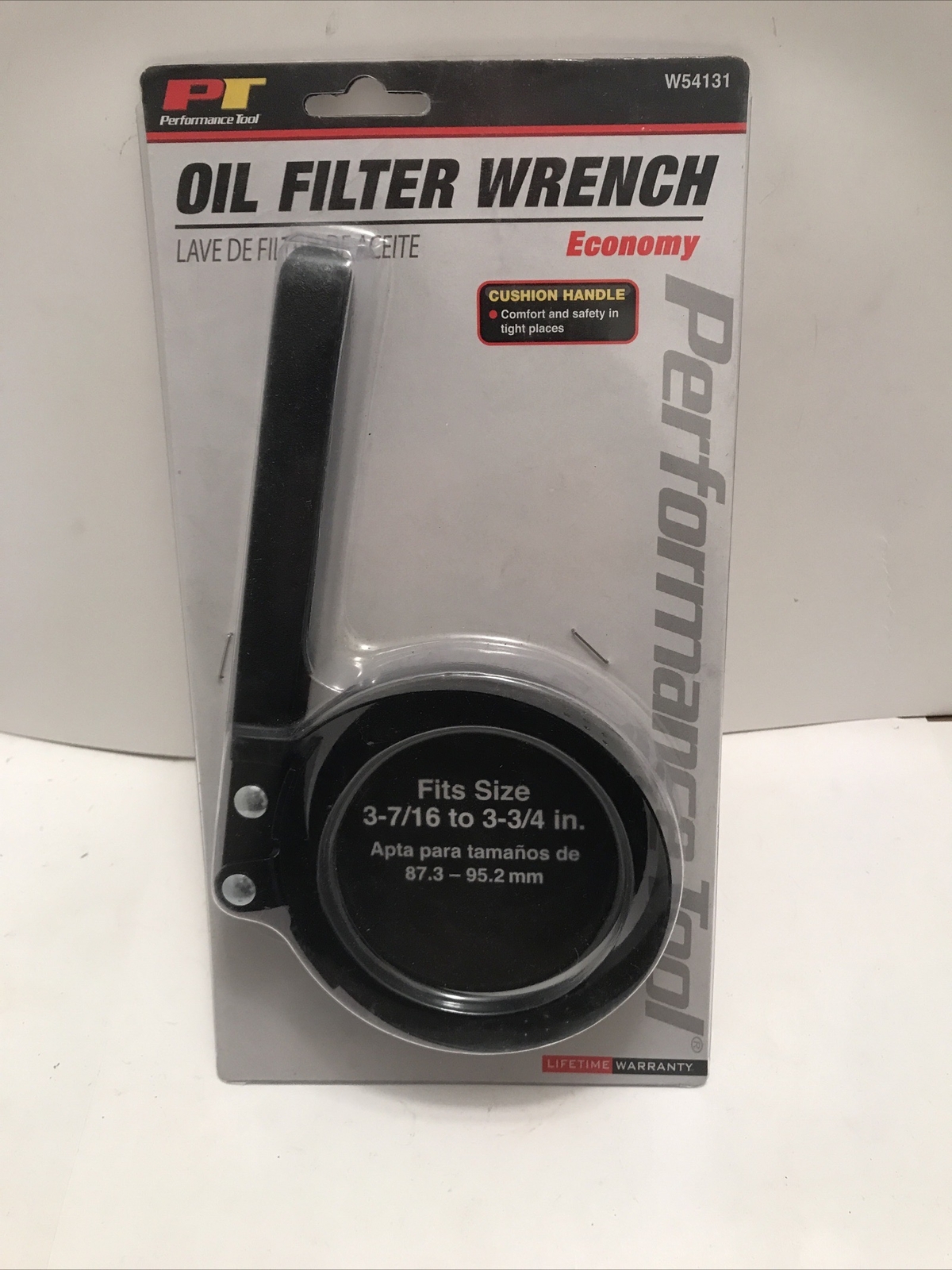 Performance Tool W54131 Oil Filter Wrench 3-7/16”-3-3/4” New Free Shipping!