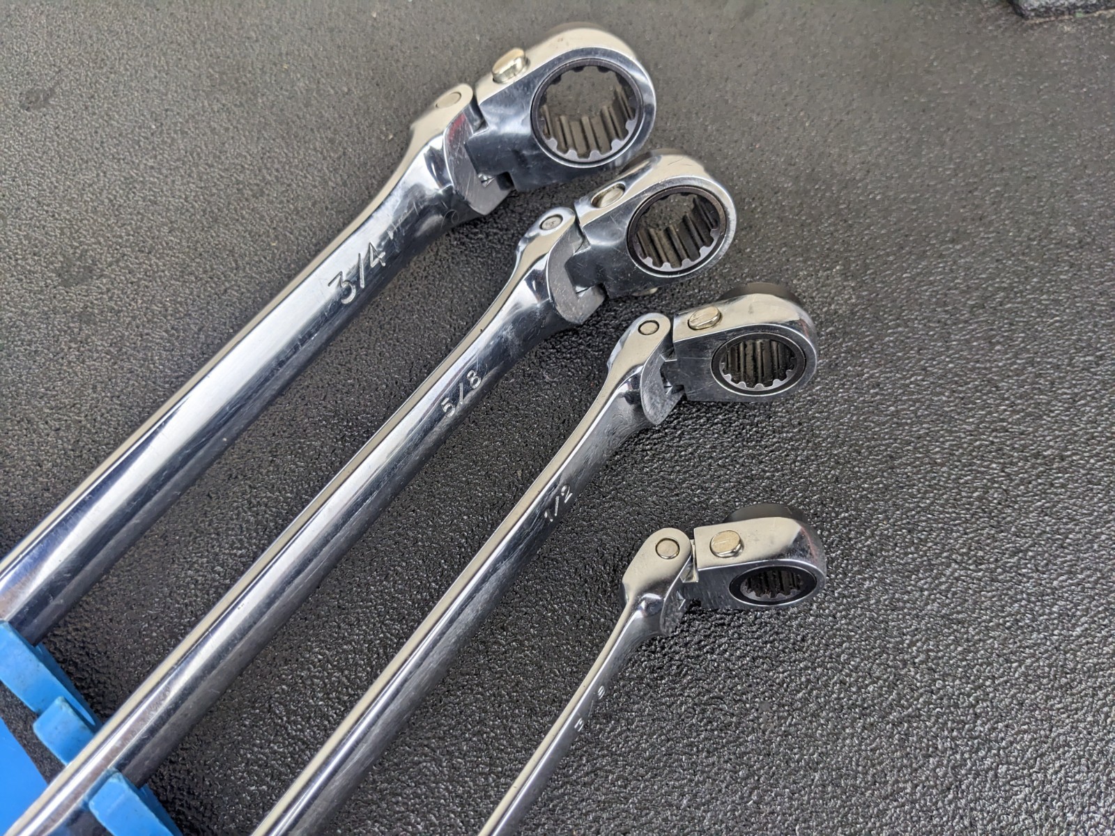 #bo130 Platinum XXL Reversible SAE Ratcheting Flex-Head Wrenches 99750