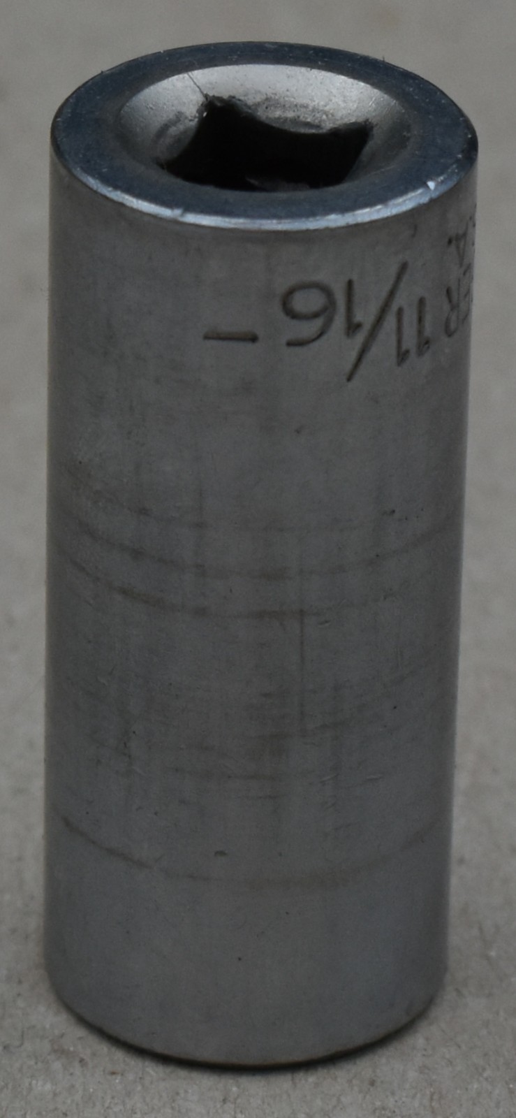 PROTO CHALLENGER 1322H, 11/16″ SAE, 3/8″ DRIVE, 6-POINT, CHROME DEEP SOCKET