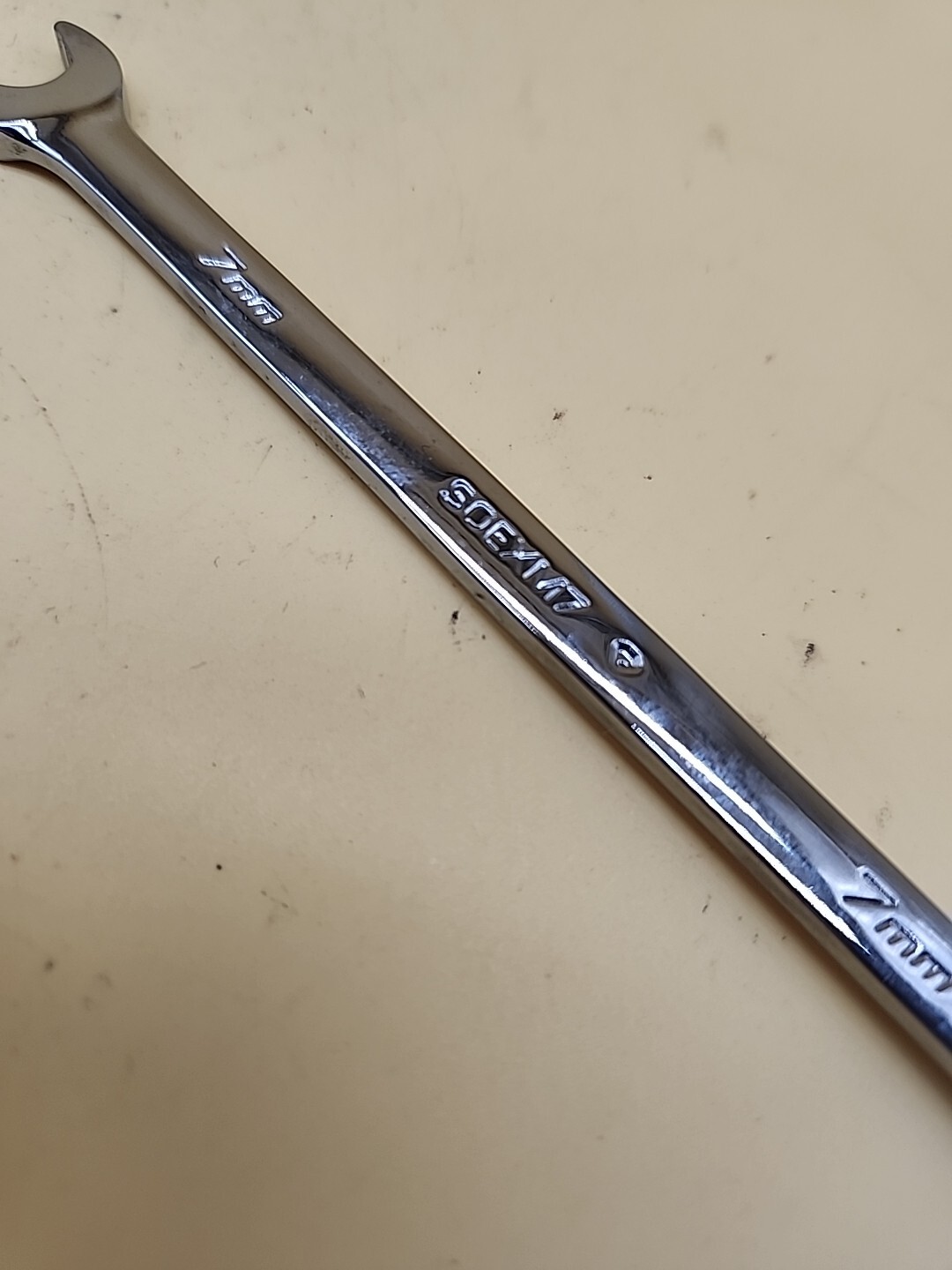 Snap-On Tools SOEXM7 metric flank drive plus combination 12pt wrench 7mm USA