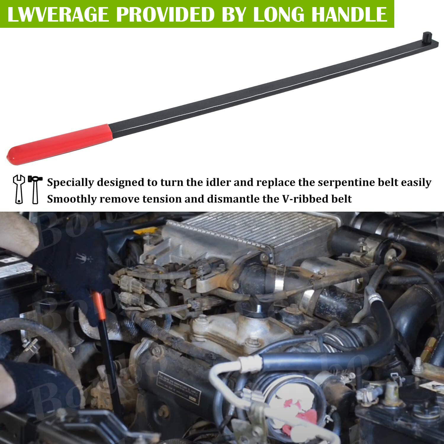 For Mercedes Benz M270 Serpentine Belt Wrench Tool, JTC 4346 & MM# 270589000700