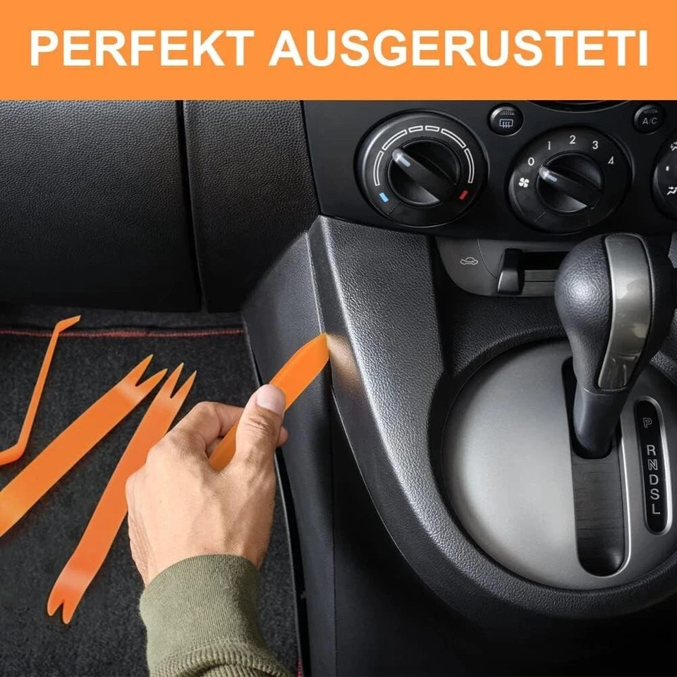 4Pcs Car Trim Radio Removal Tool Kit Panel Door Pry Dash Interior Clip Set New