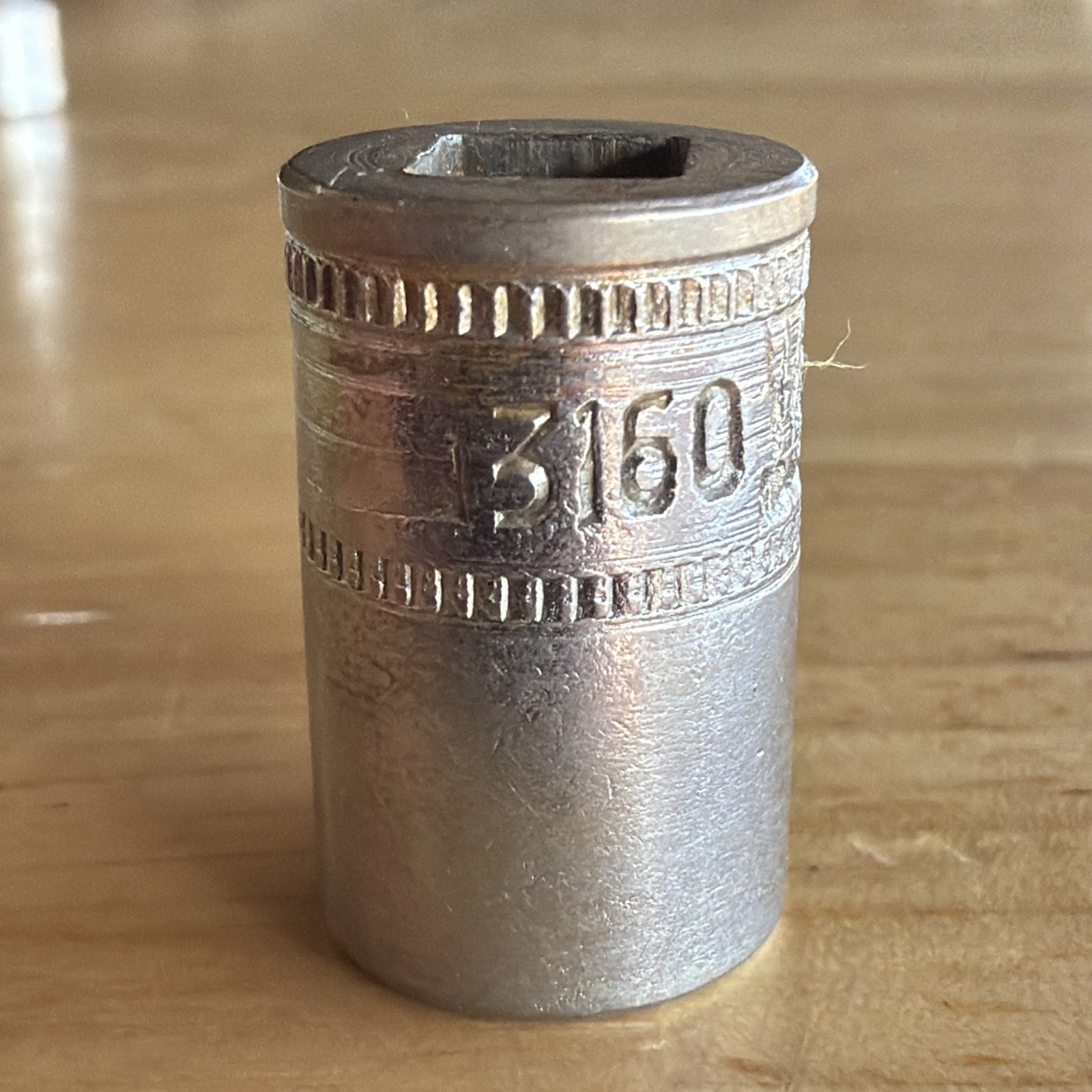 Walden Worcester 5/16″ Shallow Socket 1/4″ Drive 8 Point Double Square 3160 USA