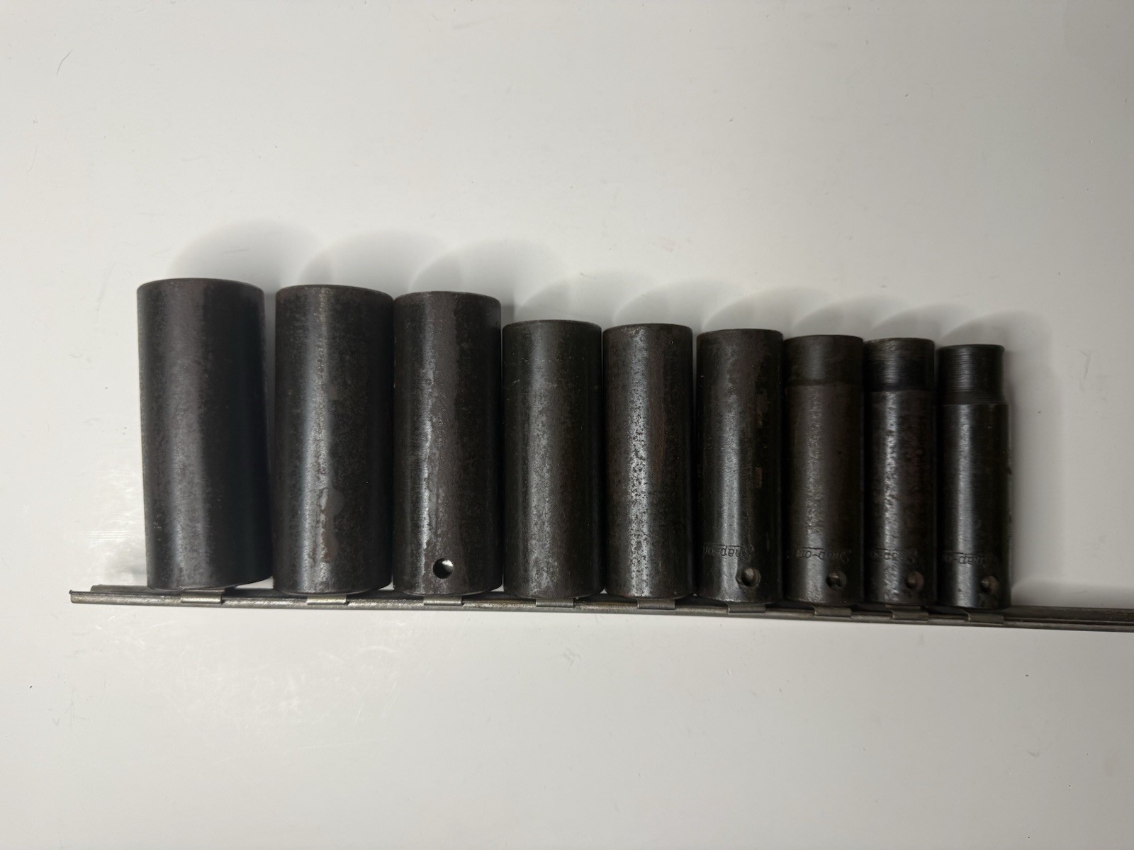 SNAP ON 1/2 Drive 6 Point Deep Impact Sockets SIM160-SIM320 1/2”-1” 9 Pcs SAE