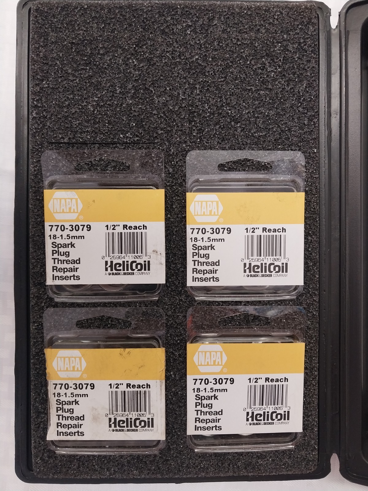 NAPA #770-3066 18mm Helicoil thread repair kit w/coils