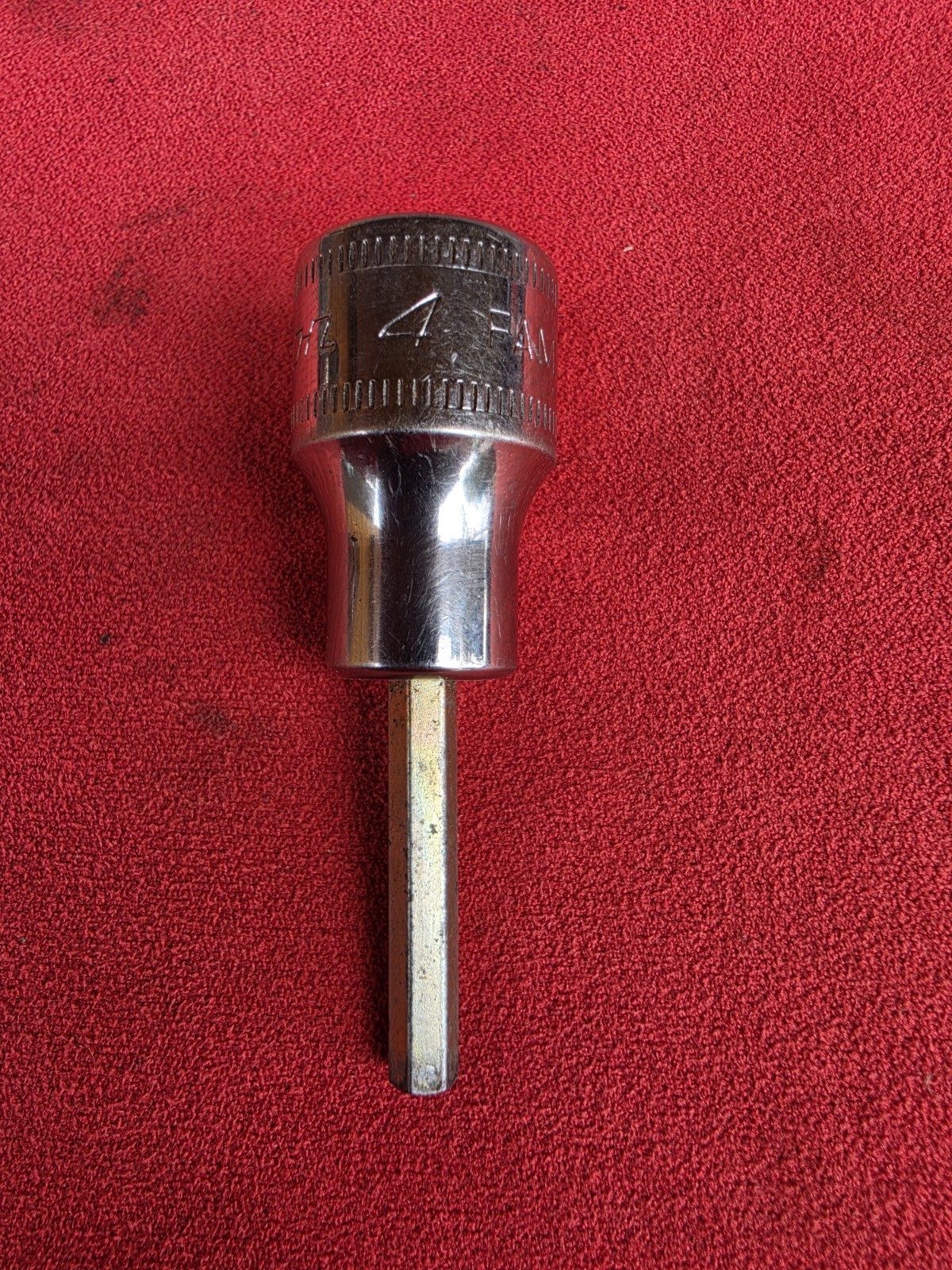 Snap On FAM4E 3/8″ Drive Metric 4mm Hex Bit Chrome Socket