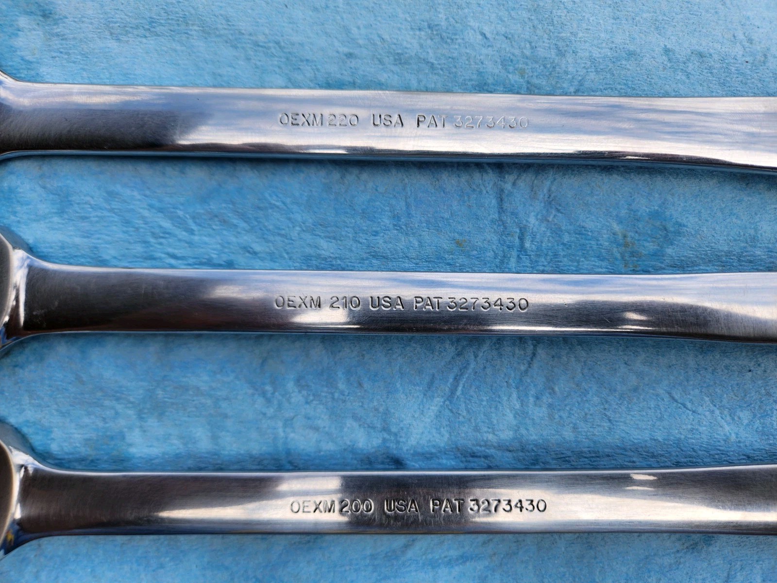 Snap-on Metric Wrenchs OEXM200 20mm, OEXM210 21mm, & OEXM220 22mm