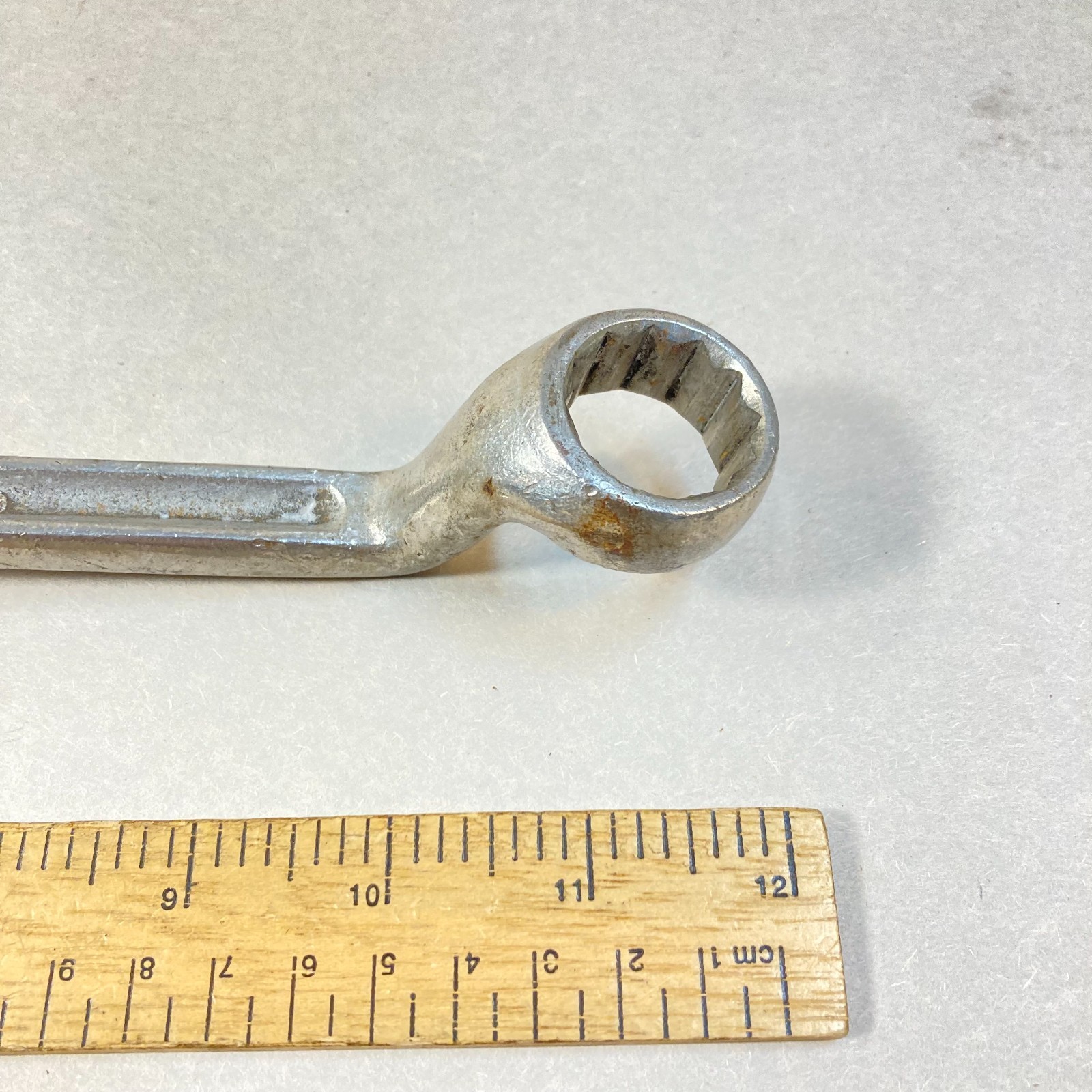 Vintage Bonney 7/8″-15/16″ Wrench Box End SAE 12 Point Square Handle #2809 USA