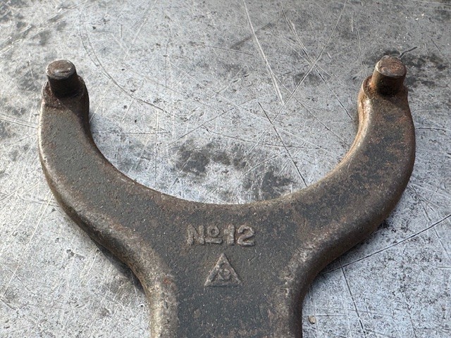 Vintage Billings 436 Pin Type Face Spanner Spindle Gland Nut Wrench 3-1/4″