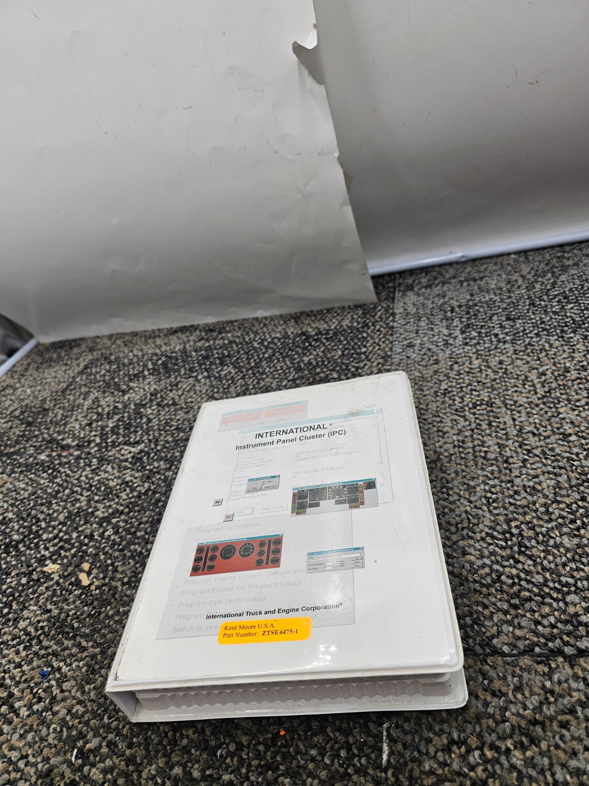 International ZTSE 4475-1 Panel Cluster IPC Diagnostic Software Kent Moore