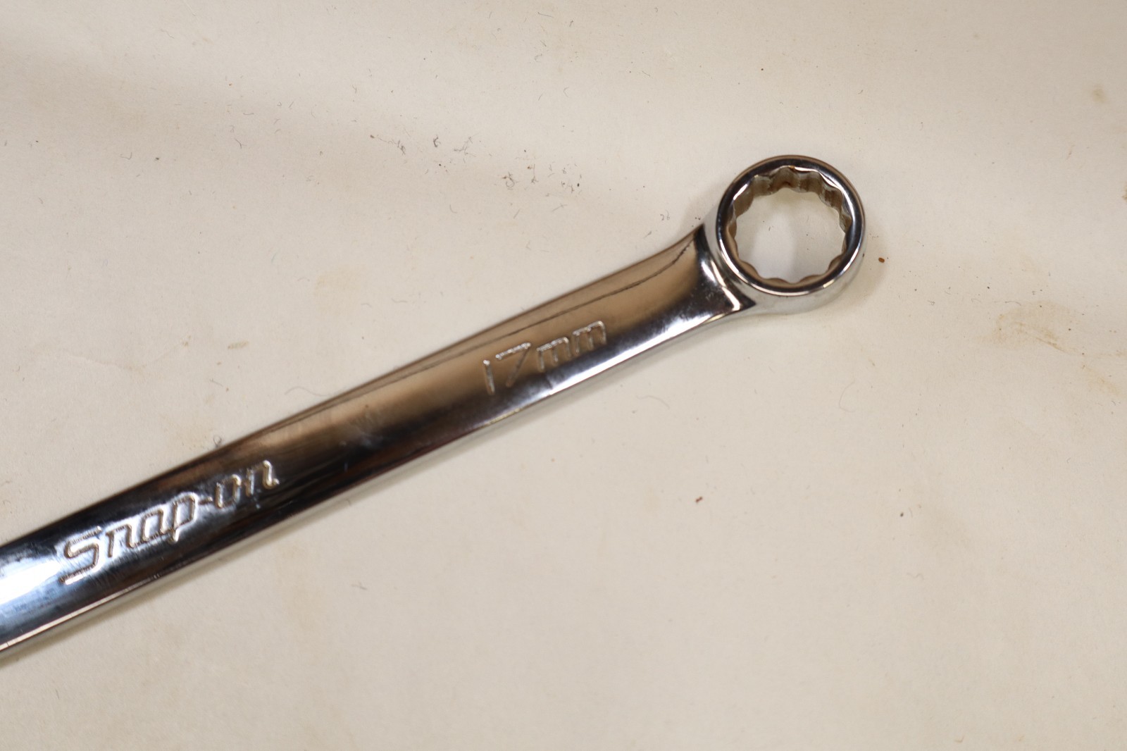 Snap-On 17 mm 12-Point Metric Flank Drive Combination Wrench USA OEXM170B