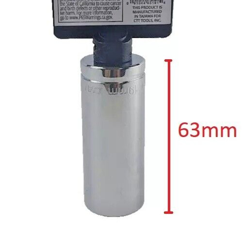 3/8″ DR. X 15 MM DEEP 63mm Length SOCKET 6 POINT Chrome-Vanadium CR-V MATERIAL
