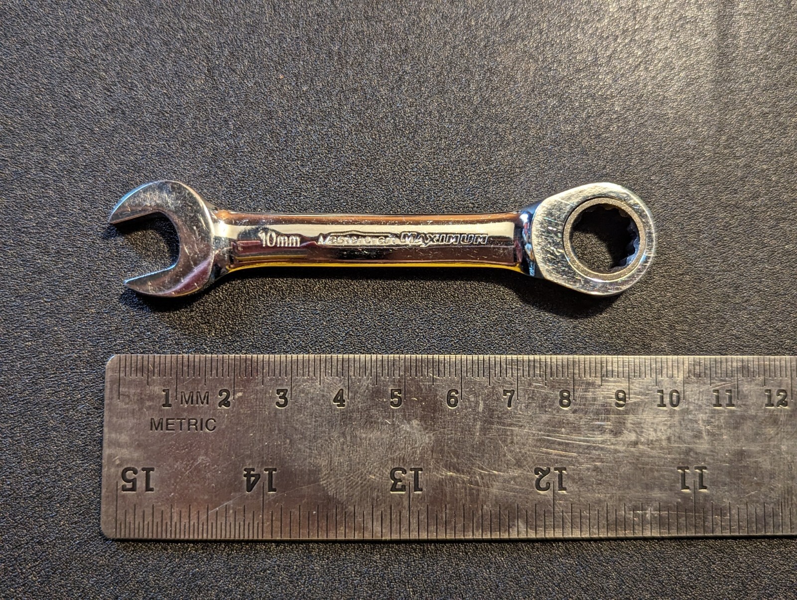 10mm Ratcheting Wrench Mastercraft Maximum – Short Handle