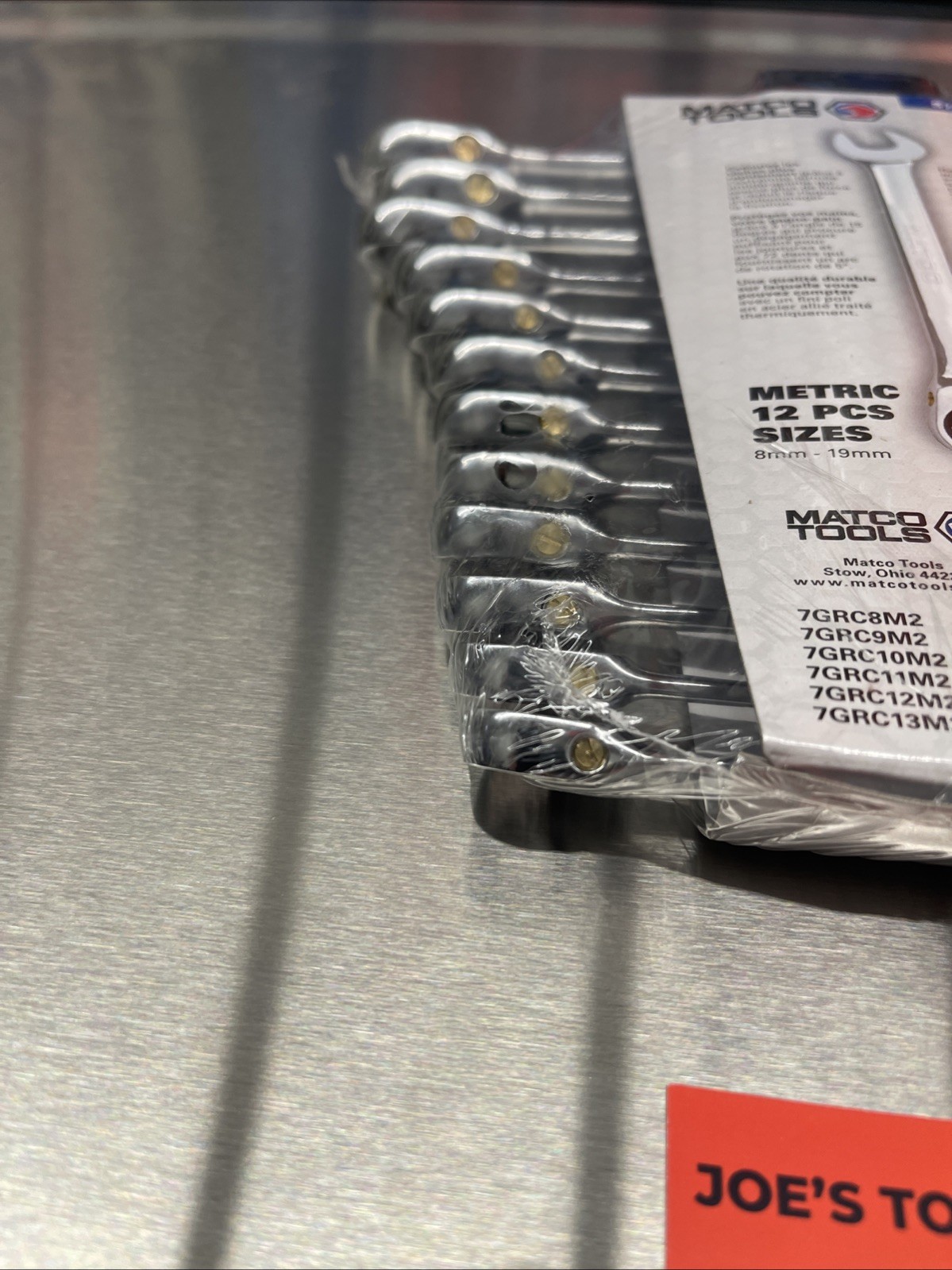 Matco Tools 12 Metric 72 Tooth Combo Ratcheting Wrench Set S7GRCM12 NEW Sealed