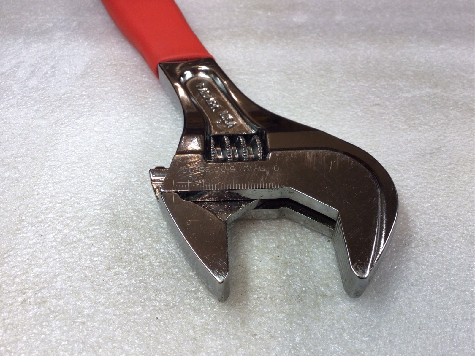 Snap On FADH12C – Flank Drive+ Adj. Wrench, 12” or 300mm, Red Soft Grip-USA-NICE