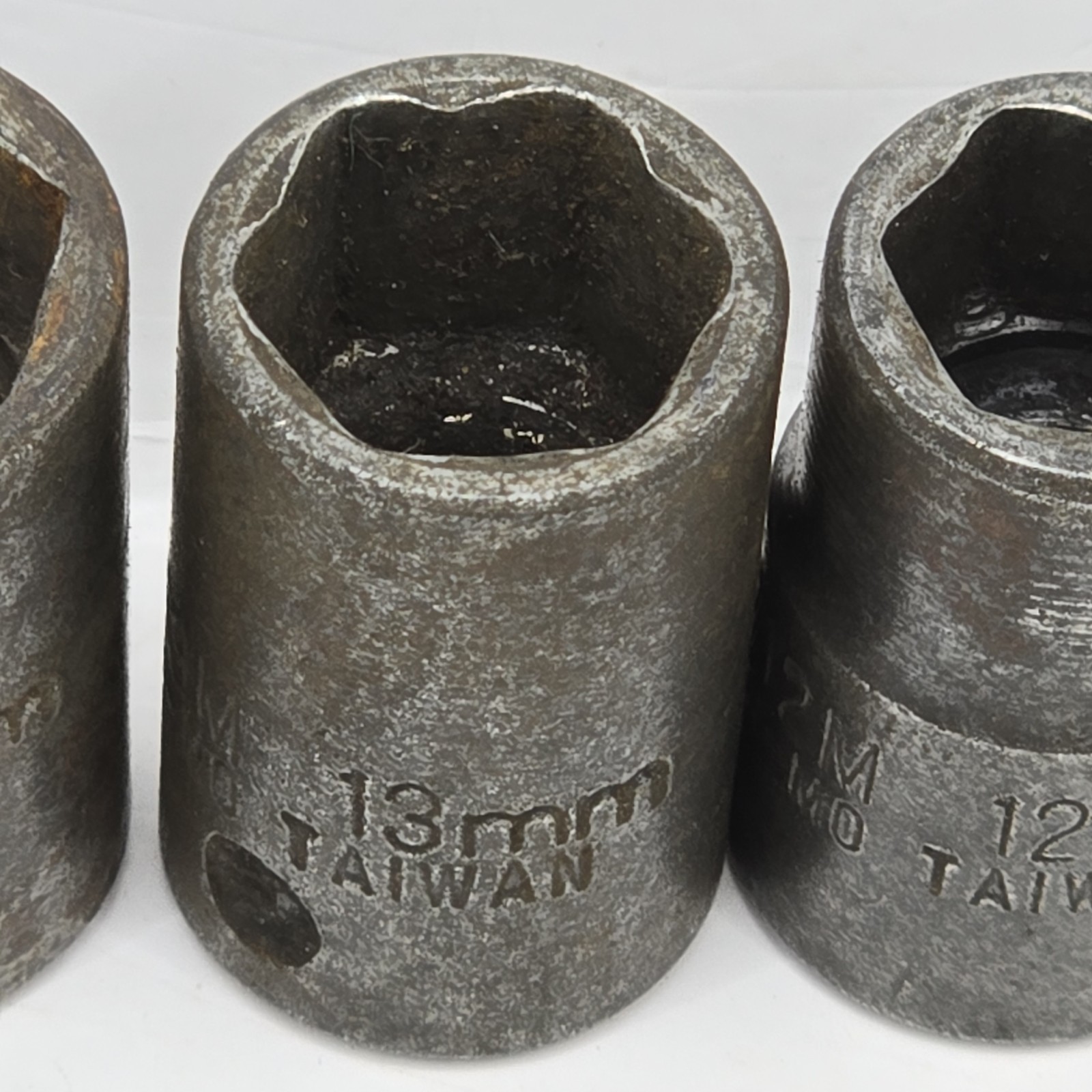 Sunex Impact Sockets Lot Of 8 – 18mm, 17mm, 16mm, 14mm, 13mm, 12mm, 10mm, 7mm