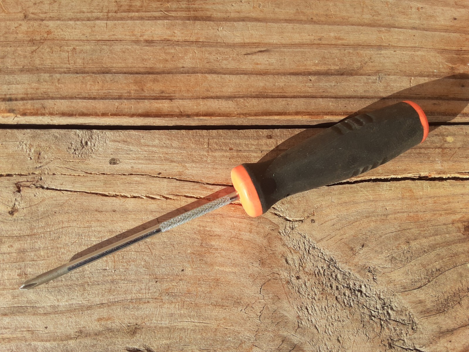 SNAP ON SGDP300 BLACK ORANGE SOFT GRIP HANDLE #0 PHILLIPS MINI SCREWDRIVER SGDP