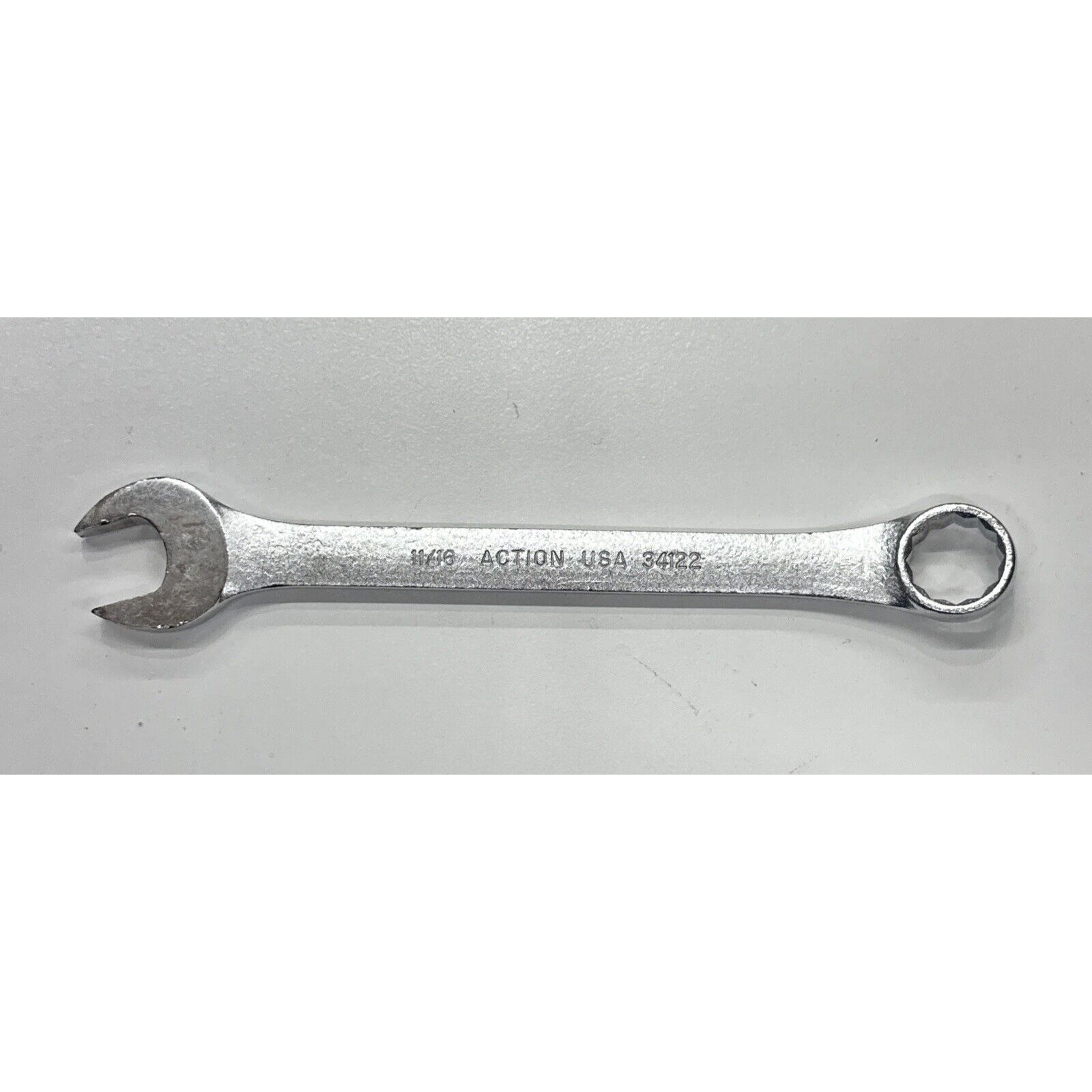 ACTION USA 11/16” 34122 Combination Open End Box End Wrench 12 Point