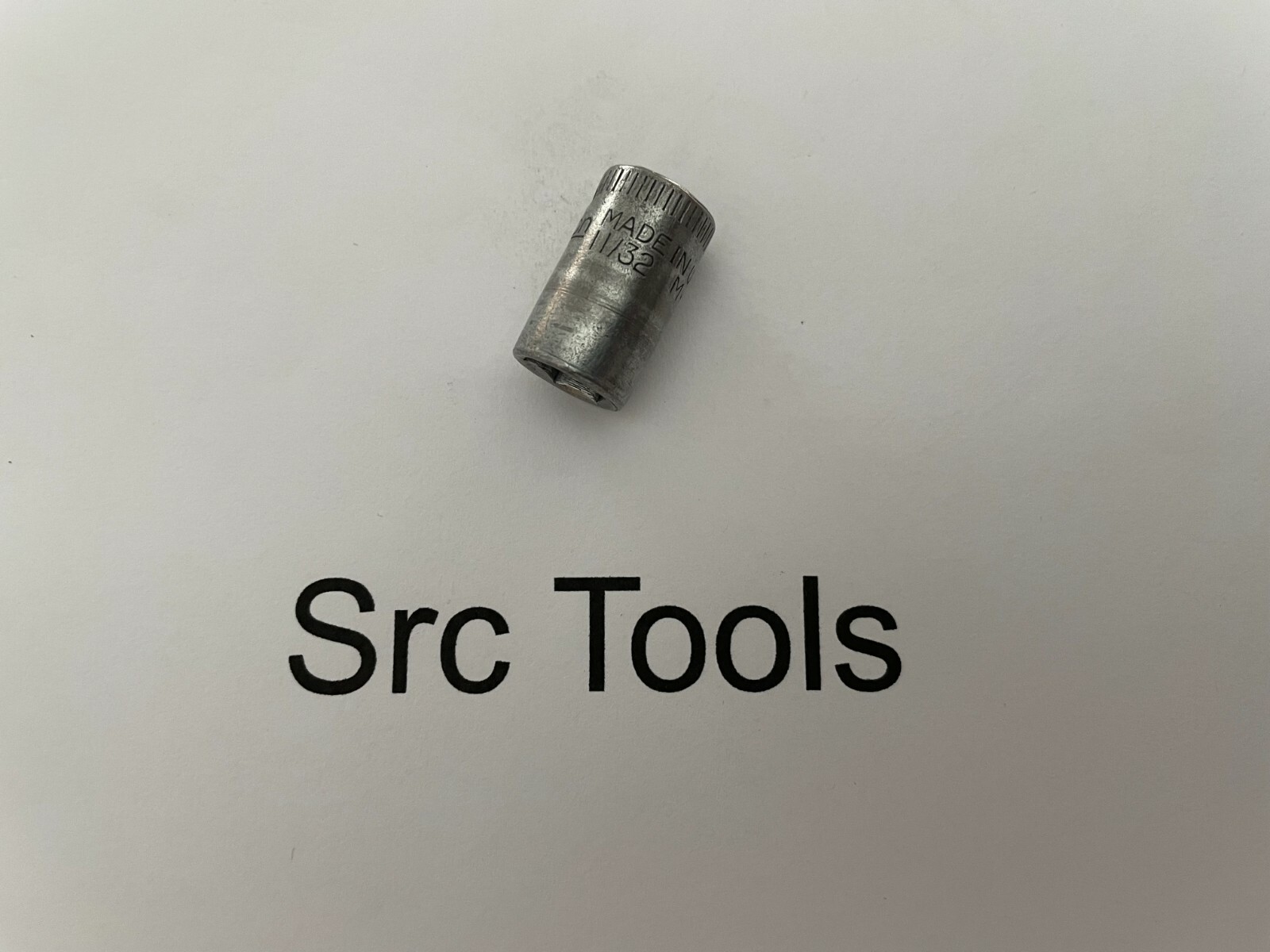 *RARE 1940* Snap-On Tools USA 9/32″ Drv 11/32″ SAE 6pt Midget Chrome Socket M-11