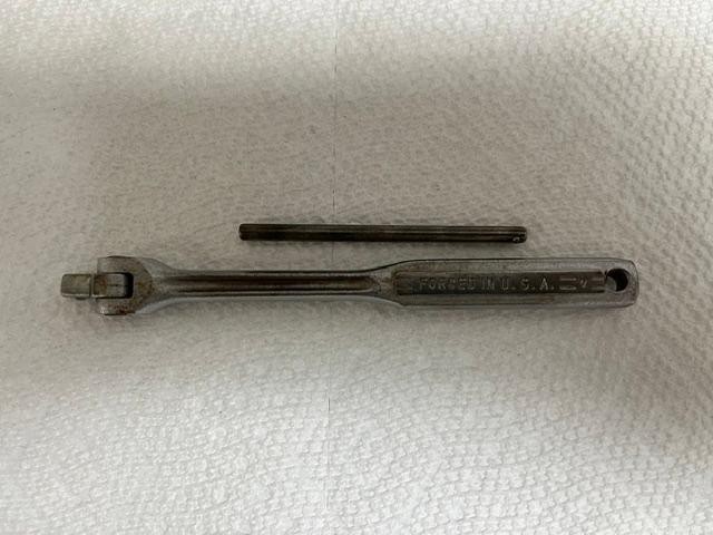 Vintage Craftsman 1/4” SAE =V= Socket set with Accessories and METAL CASE