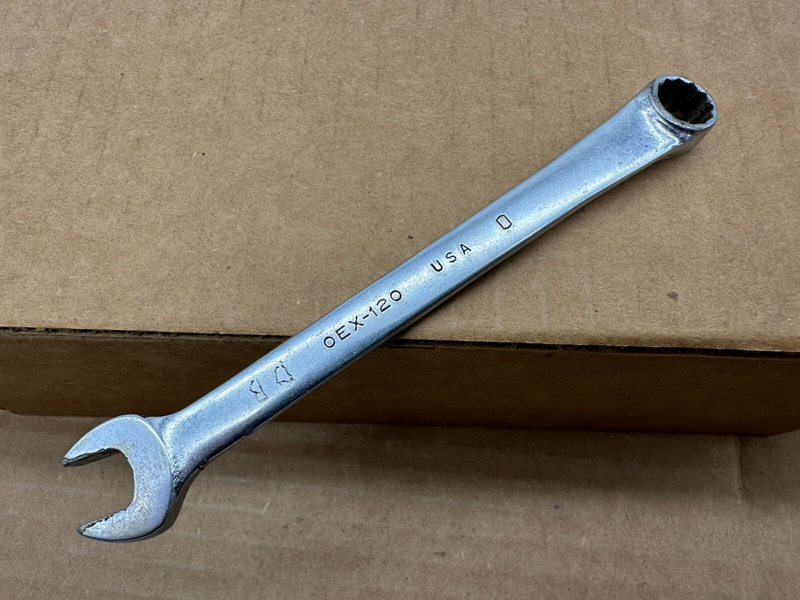 Snap-on Tools USA 12PT 12 Point 3/8″ SAE Chrome Combination Wrench OEX120