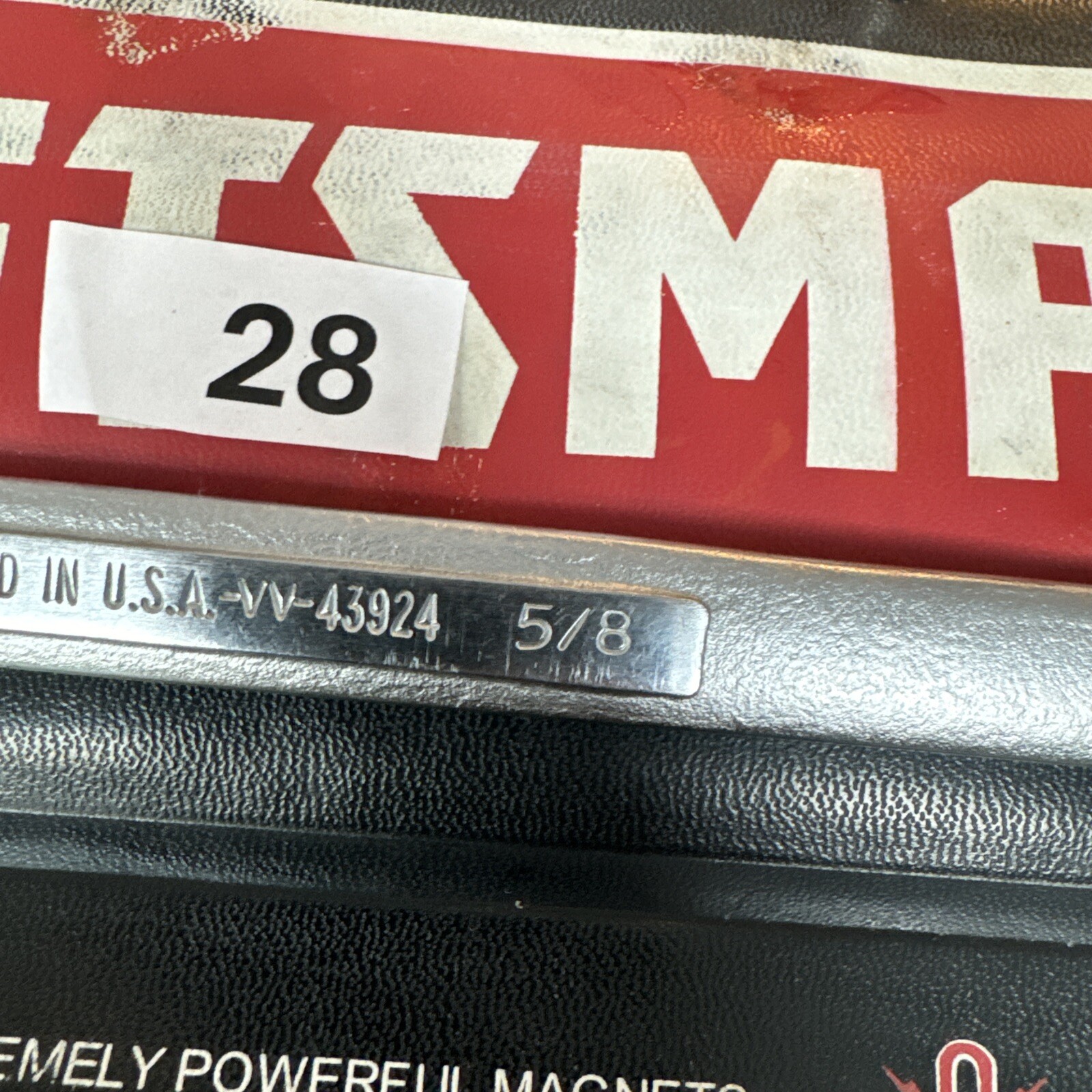 Craftsman 43924 -VV- 9/16in. x 5/8in. Double Box End Wrench USA 9/16″ x 5/8″