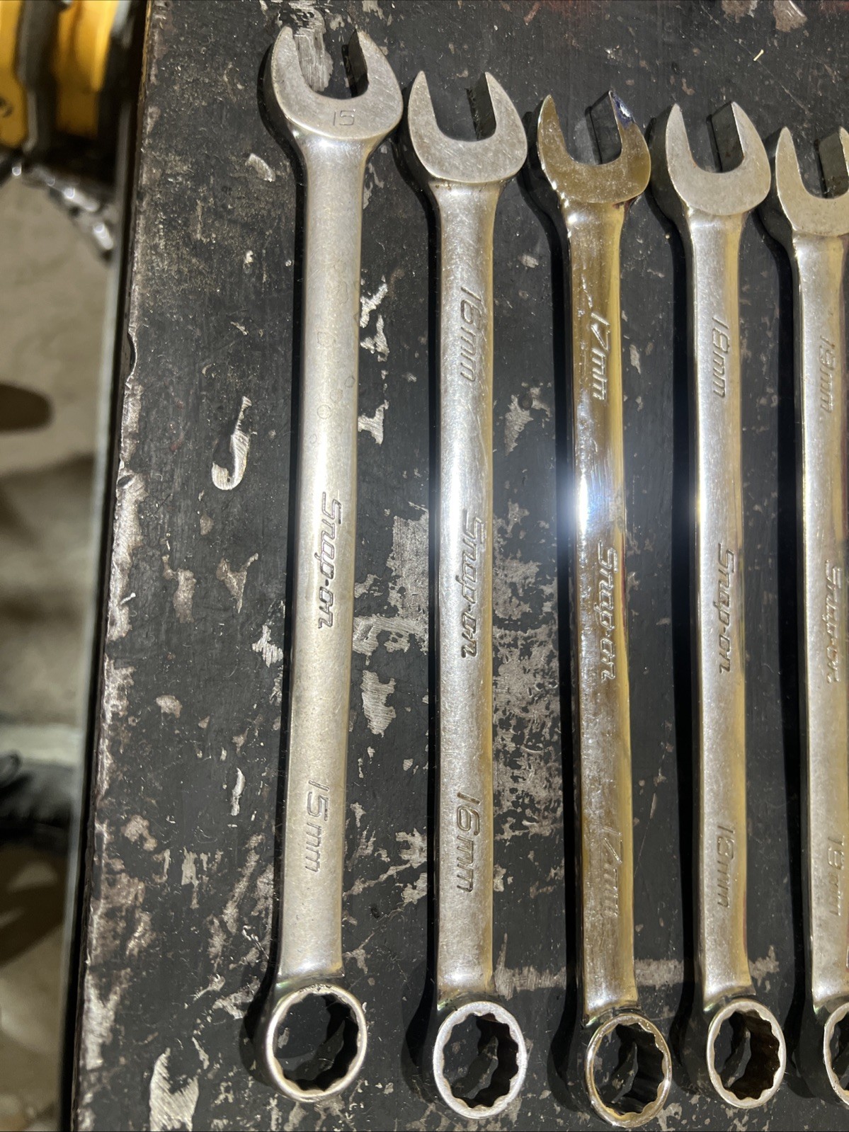 Snap On OEXM Metric Combination Wrench Set 8mm -19mm 12 Pieces
