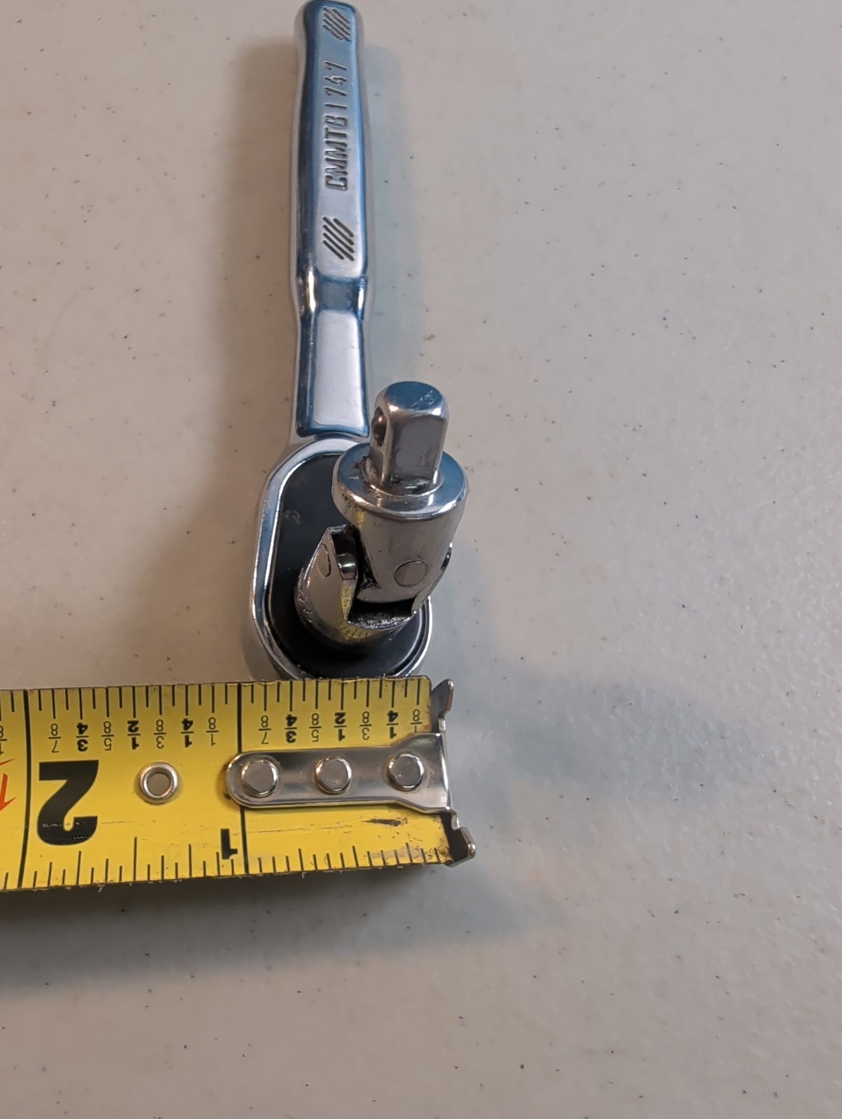 Craftsman 1/4″ Quick Release Ratchet Polished Chrome CMMT81747 + Swivel Adapter
