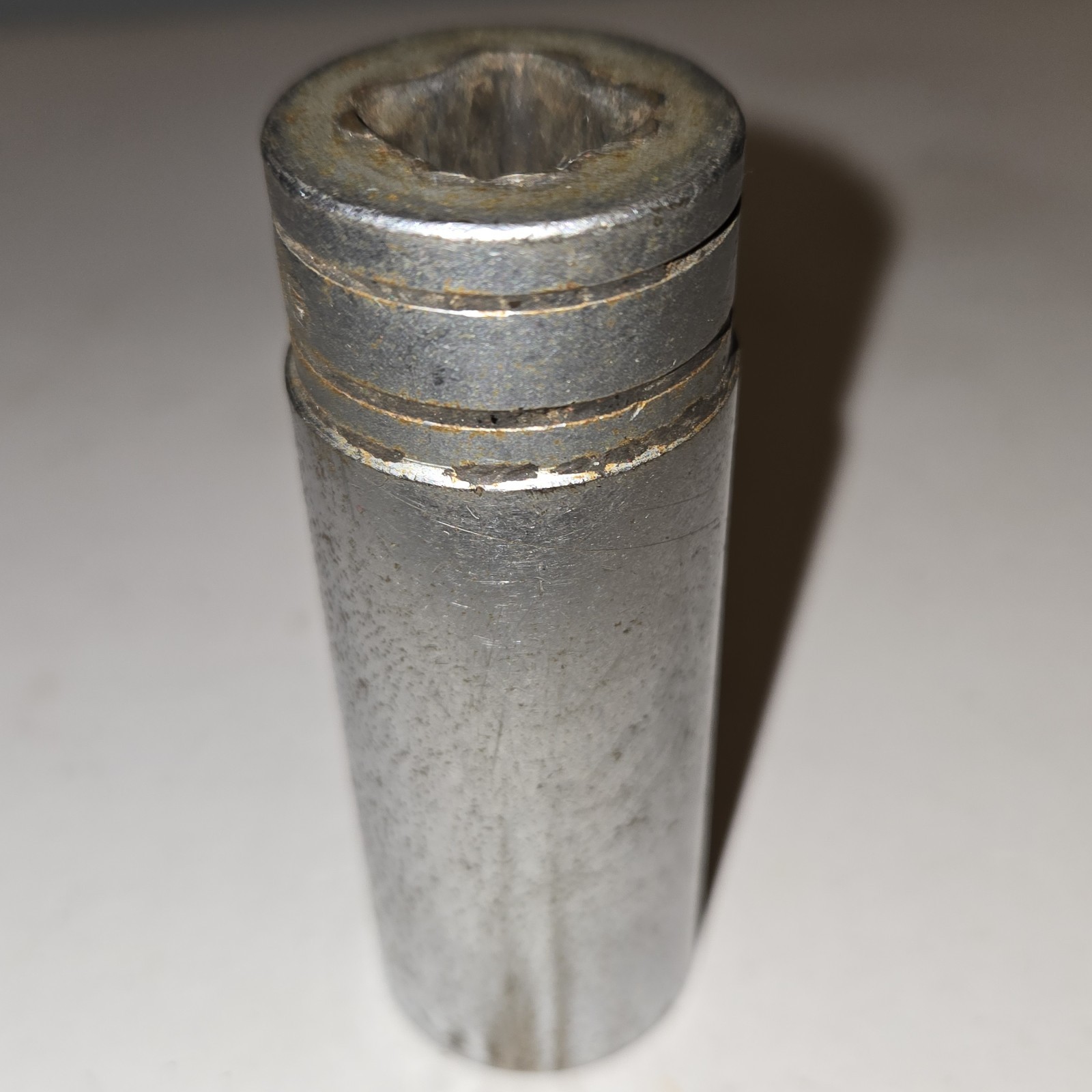 Vintage Snap-On 7/8″ SAE 1/2″ Drive Deep 6-Point Socket TS281 Flank Drive USA