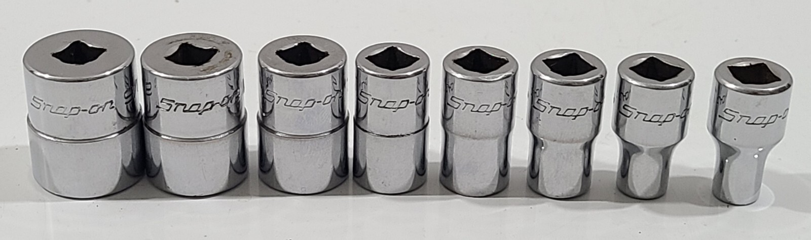 Lot Of 14 SNAP-ON TOOLS 1/4″ DRIVE, Ratchet, Extension,Swivel, SAE Sockets