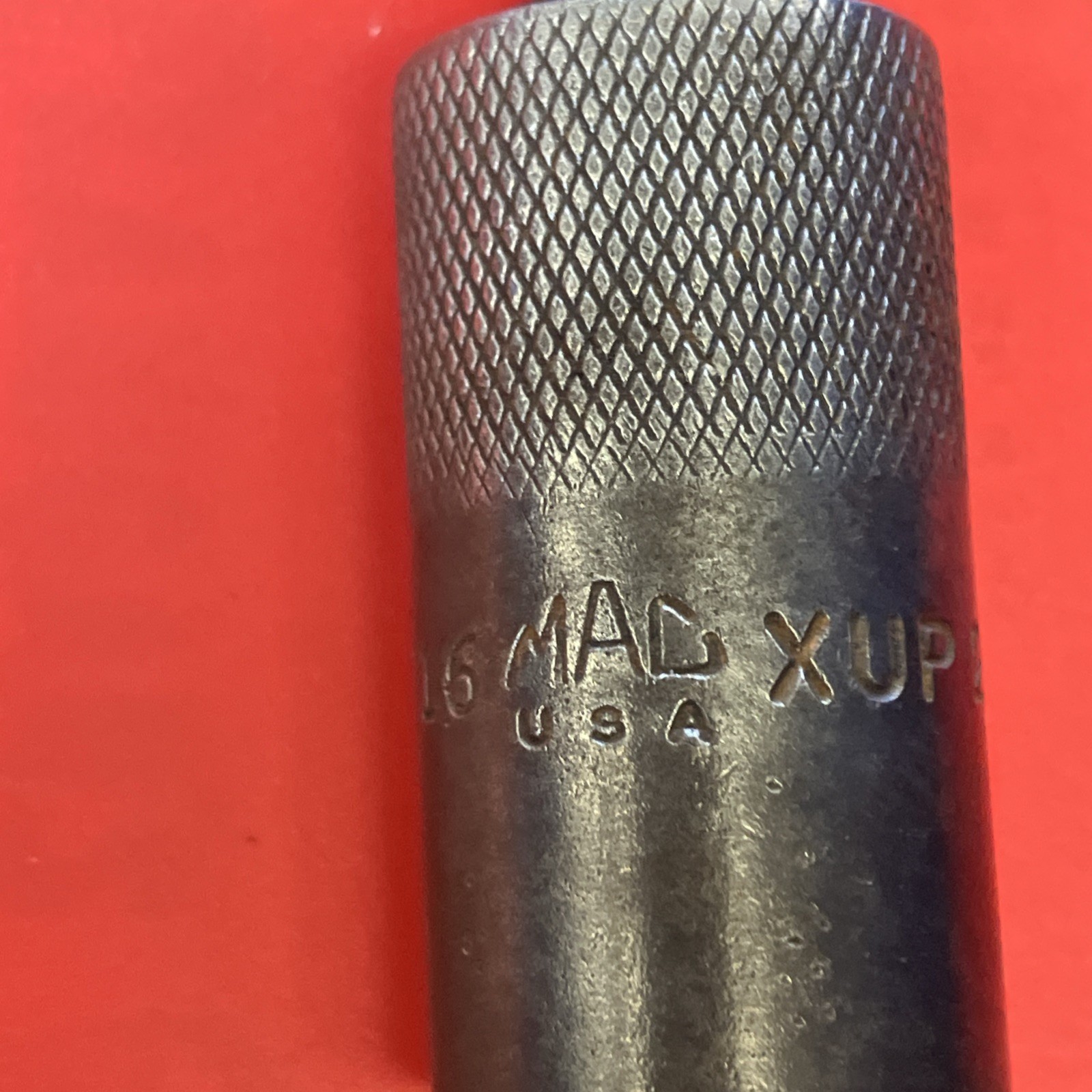 Mac Impact Spark Plug Swivel Socket XUP266DP 3/8 Drive 6pt 13/16 Inch Vtg USA
