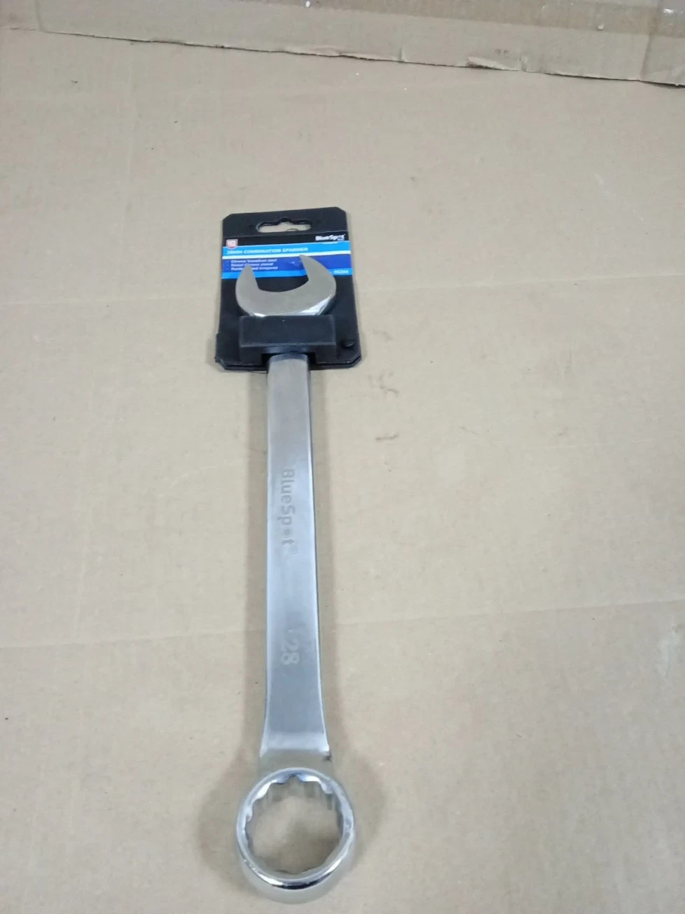 Blue Spot 5244 28mm Fully Polished Chrome Vanadium Steel Spanner New
