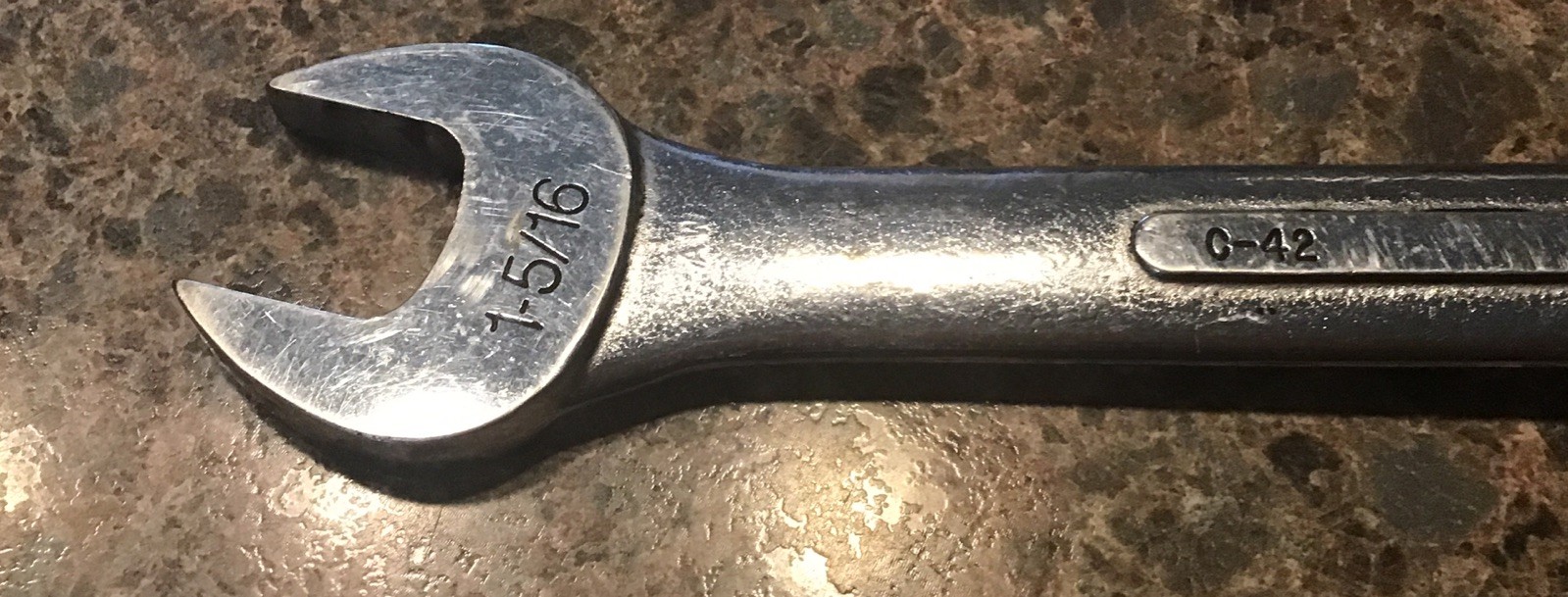 S-K Tools 1-5/16” SAE Combination Wrench C-42 Made In USA