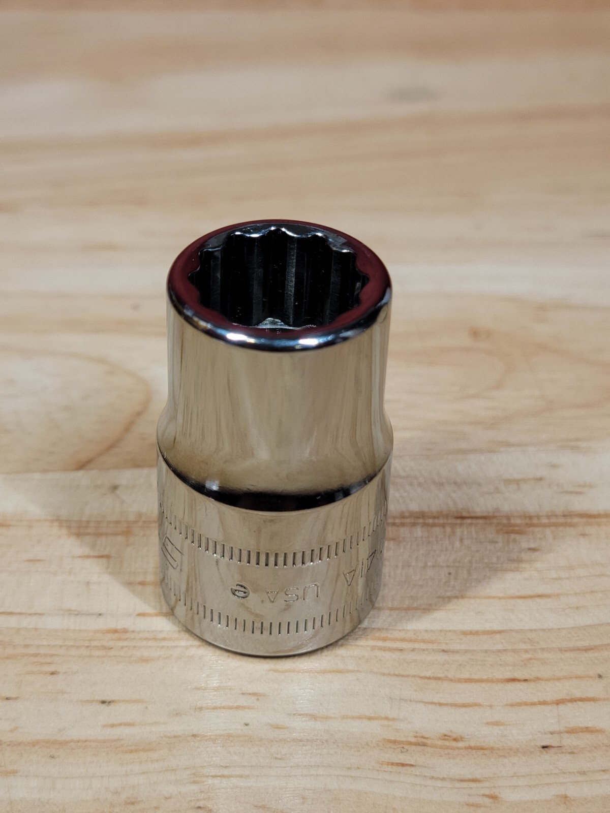 Snap-on Tools SWM141A 14mm 1/2″ Drive Metric 12-Point Shallow Socket