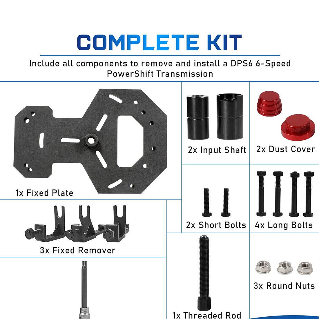 307675 Double Clutch Dry DPS6 Transmission Installer Remover for Ford Fiesta