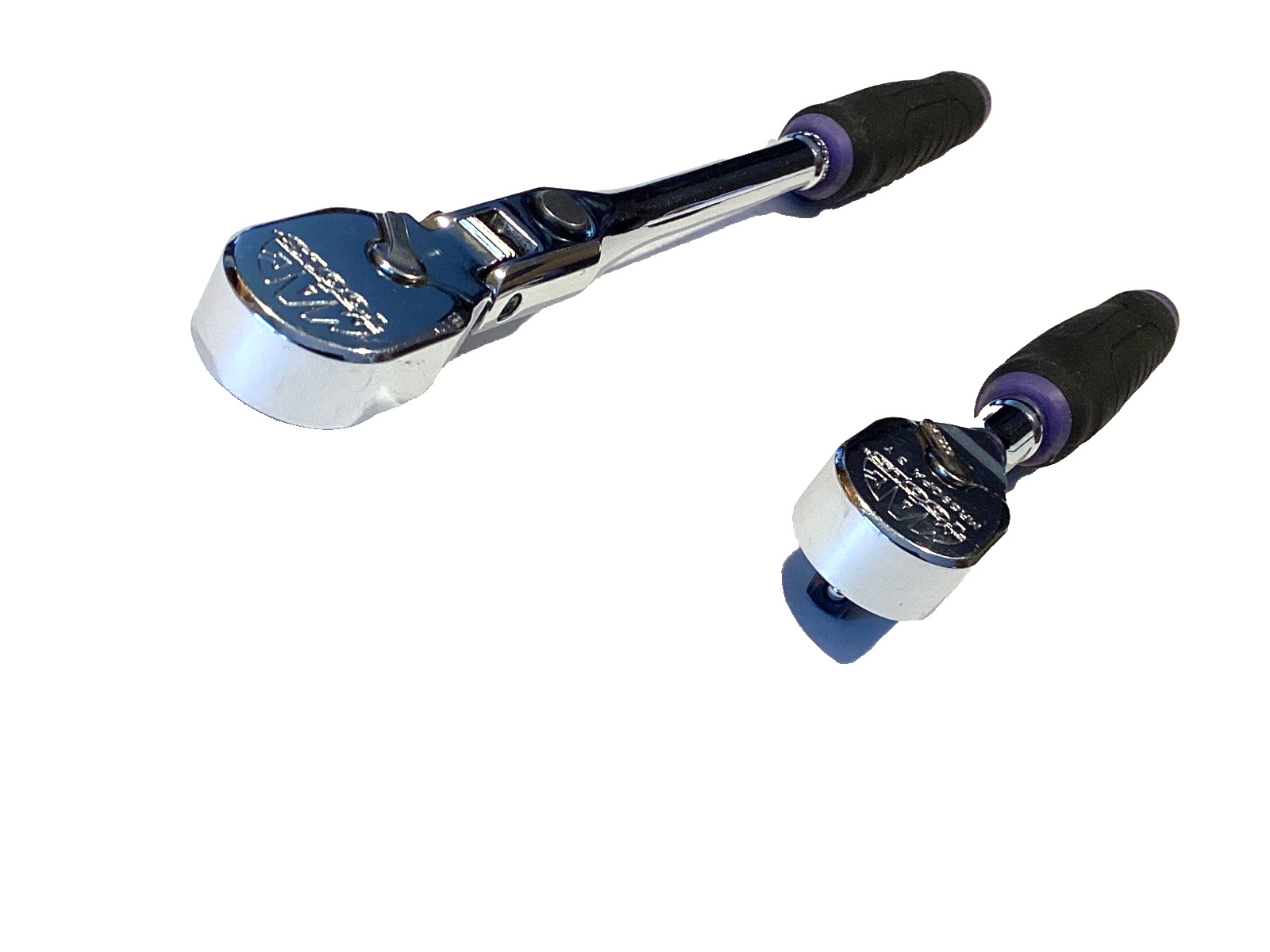 Mac Tool 2 Piece PURPLE 1/4″ Drive Limited Edition Ratchet Set MR990LFPA MR690PA