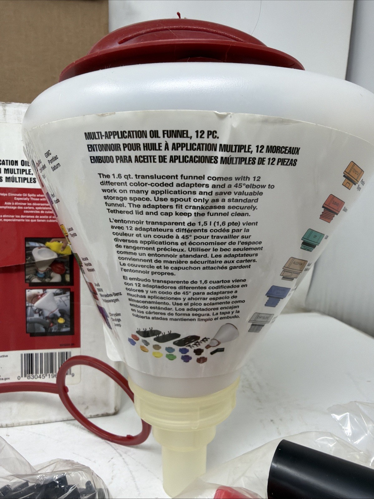Lisle Multi-Application Oil Funnel, 12 PC. – Part # 19612