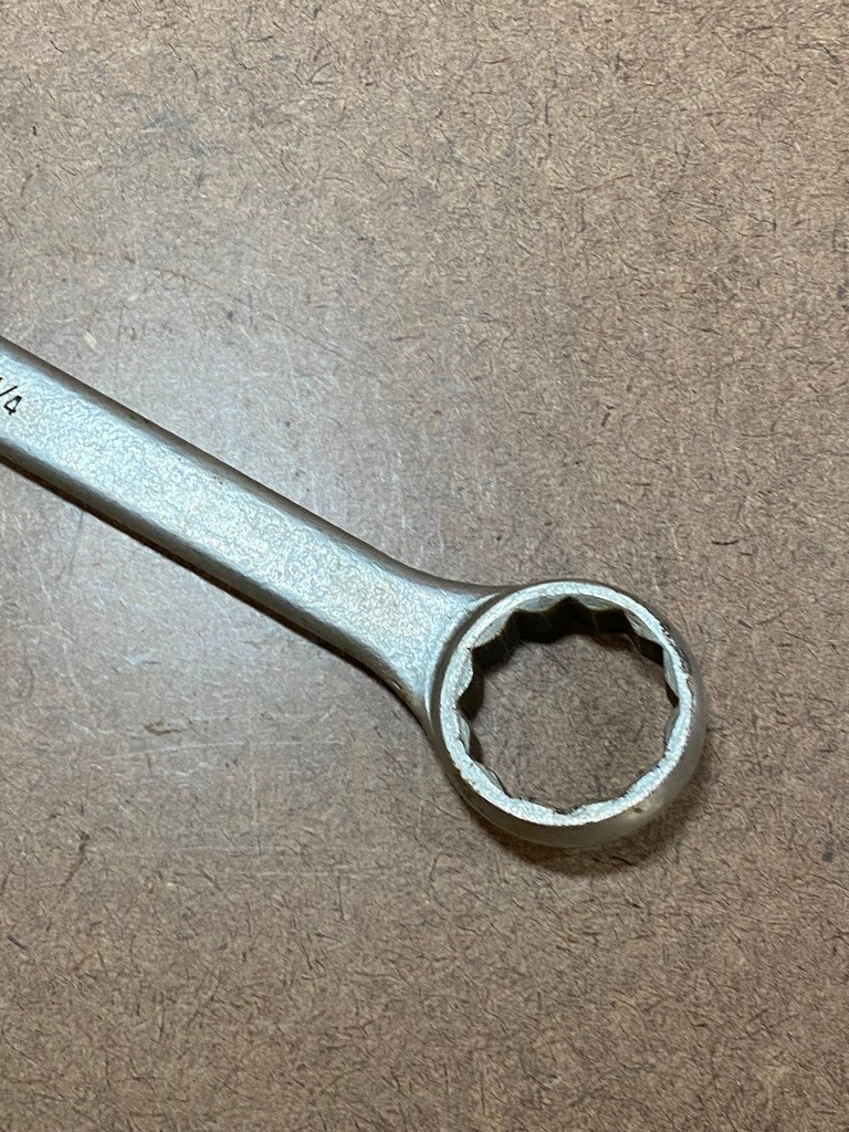 VLCHEK WBE40 Combination Wrench Size 1 1/4” x 1 1/4″ Made In USA. Vintage