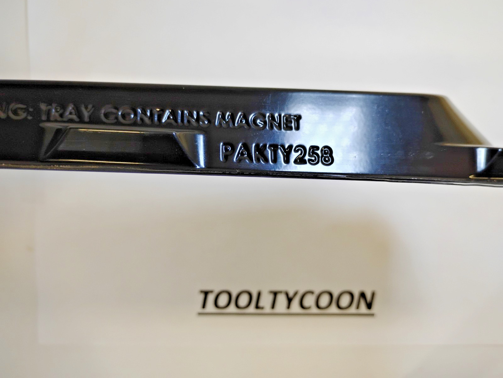 Snap-On Tools NEW MAGNETIC Tray BLACK for kit # 210EFTAMY Tray Only PAKTY258