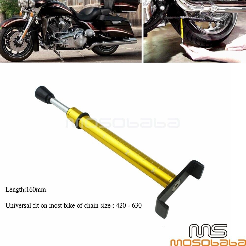 Motorcycle Secondary Drove Belt Adjustable Belt Tension Gauge Tool For Harley