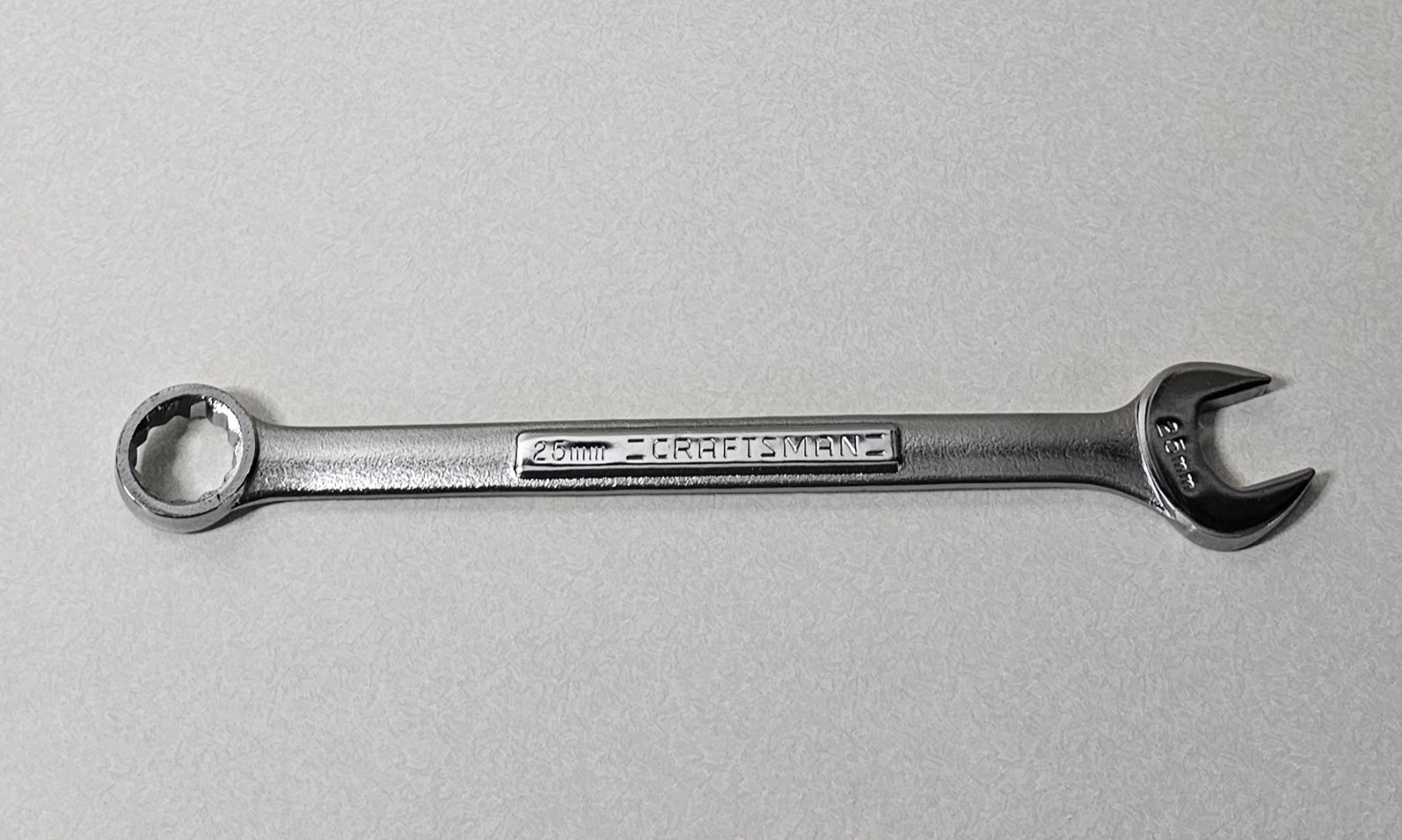 Craftsman Metric MM Combination Wrench USA 12pt 25mm – Part # 42931