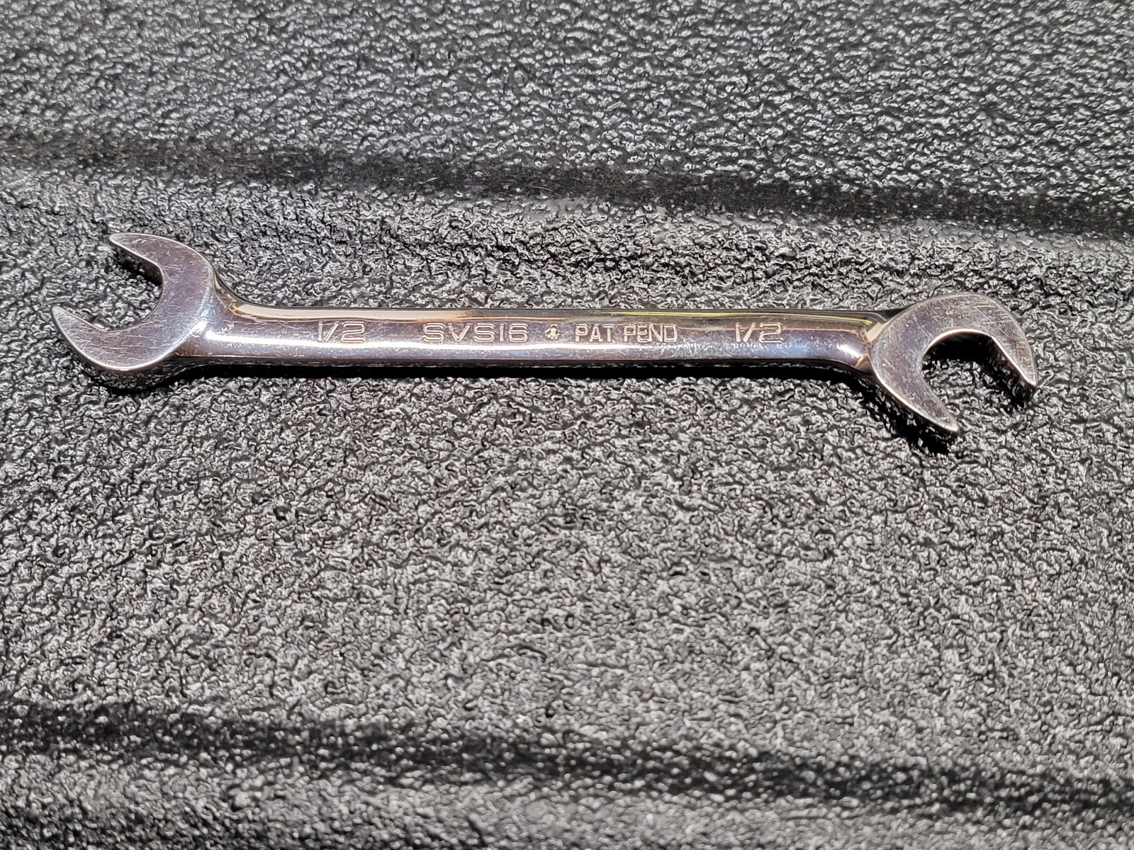 Snap-On svs16 1/2” flank drive four way angle head open end wrench