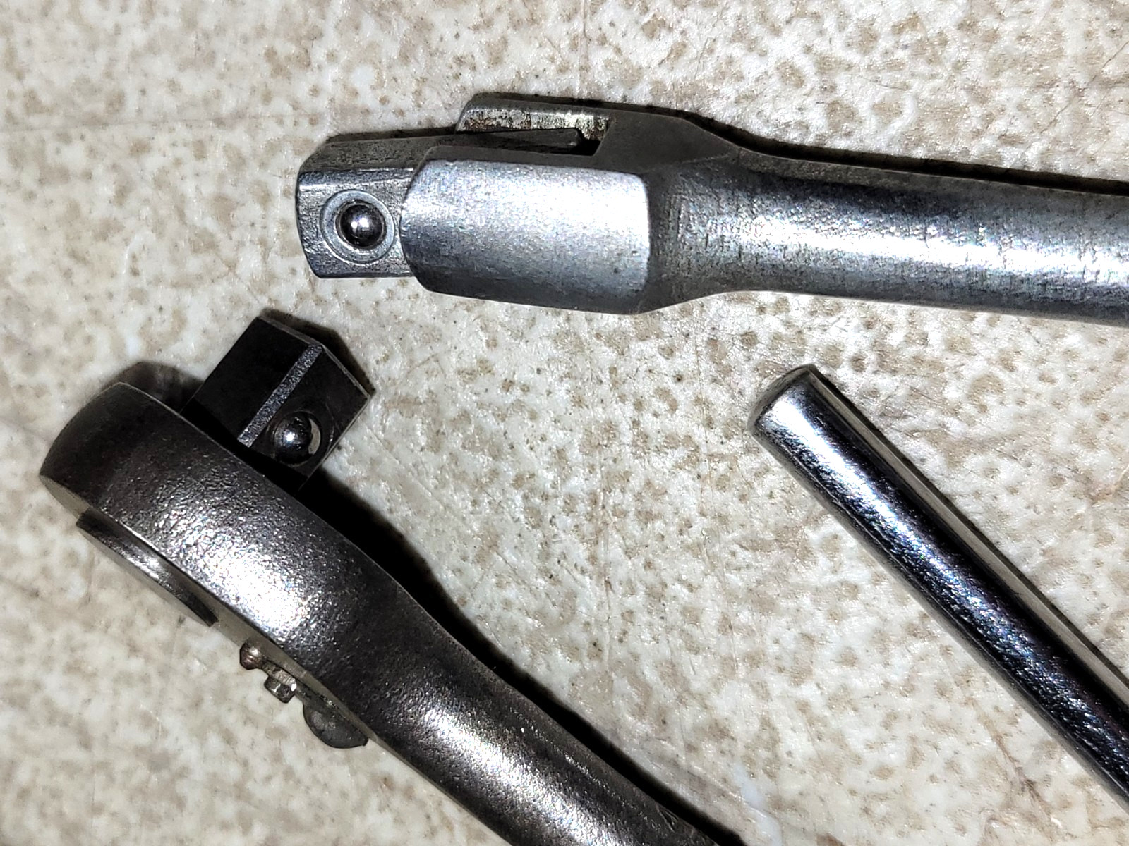 Rare Old Plomb 4751 1/4″ Micro Head Ratchet Socket Wrench working great breaker